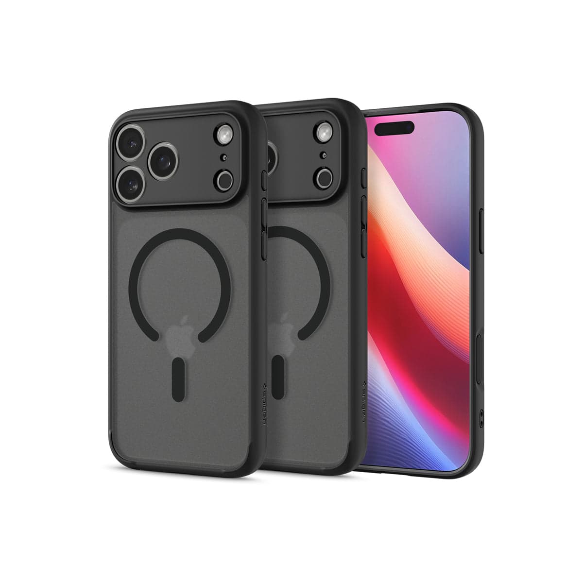 Kryt pro iPhone 17 Pro Spigen Ultra Hybrid MagSafe - černý mráz - náhled 3