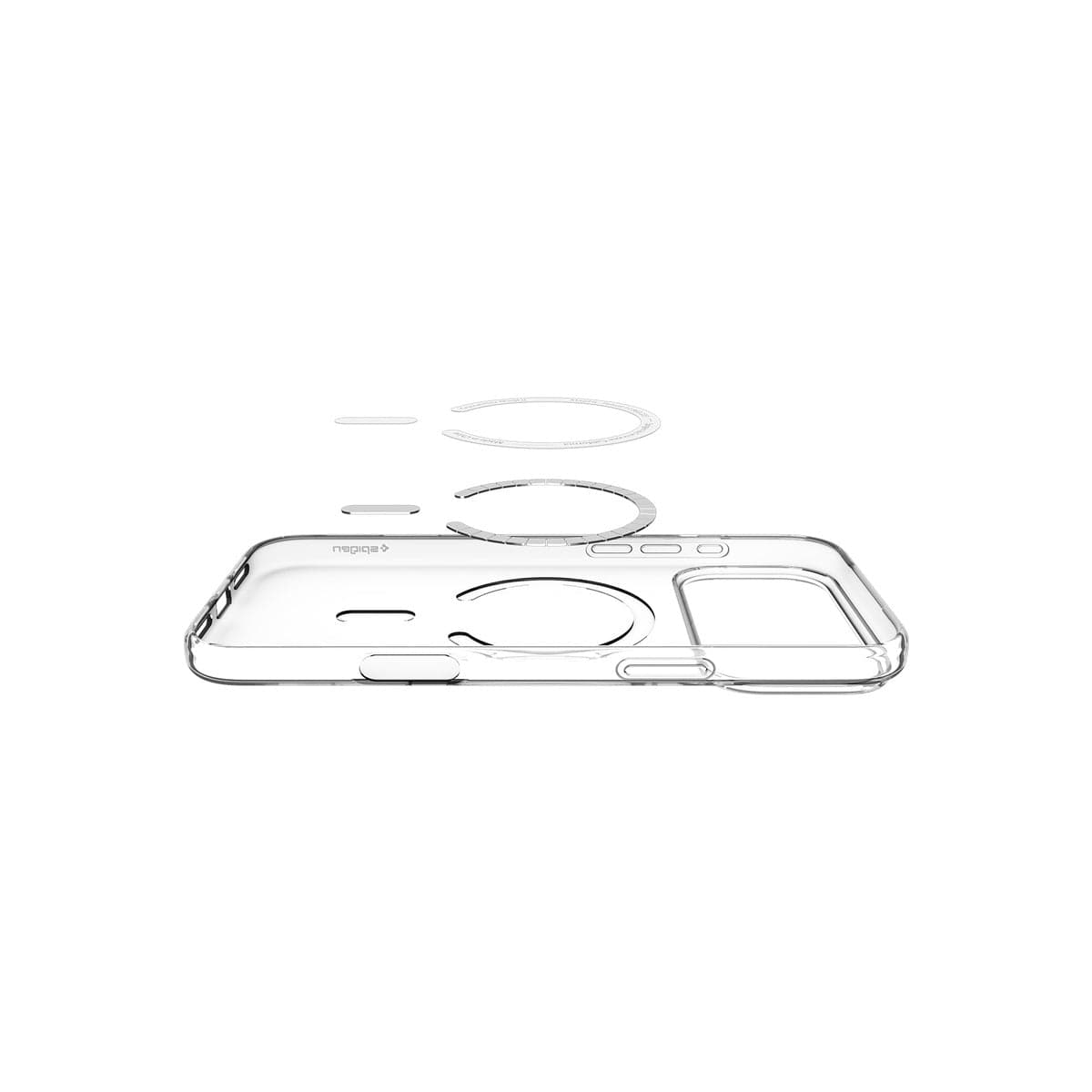 Kryt pro iPhone 17 Pro Max Spigen Liquid Crystal MagSafe - průhledně bílý - náhled 4