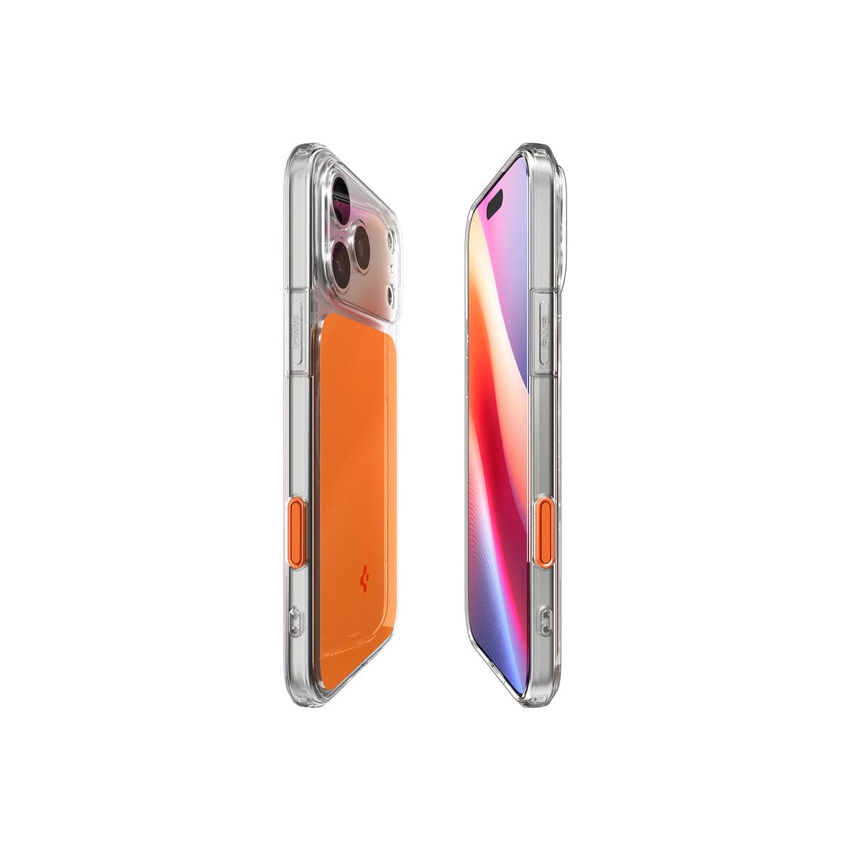 Kryt pro iPhone 17 Pro Spigen Ultra Hybrid T MagSafe - lesklý oranžový - náhled 4