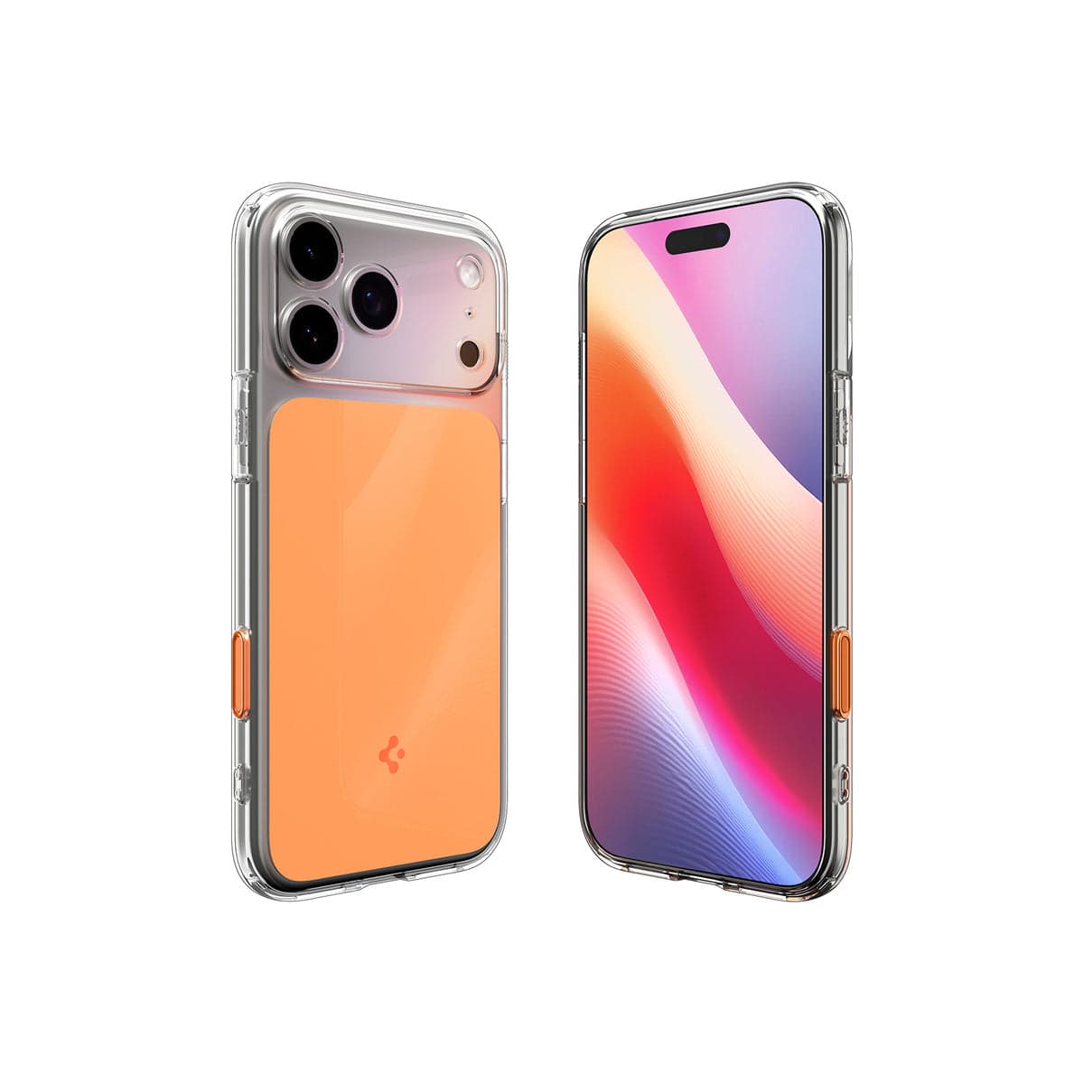 Kryt pro iPhone 17 Pro Spigen Ultra Hybrid T MagSafe - lesklý oranžový - náhled 3