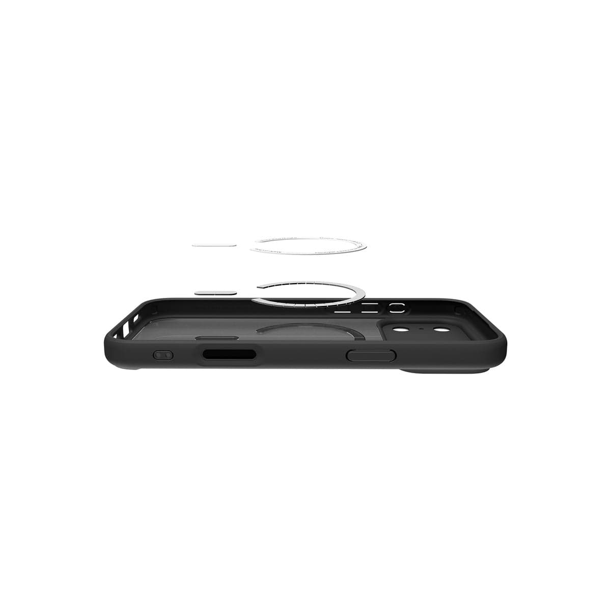 Kryt pro iPhone 17 Pro Max Spigen Ultra Hybrid MagSafe - černý mráz oranžový - náhled 4