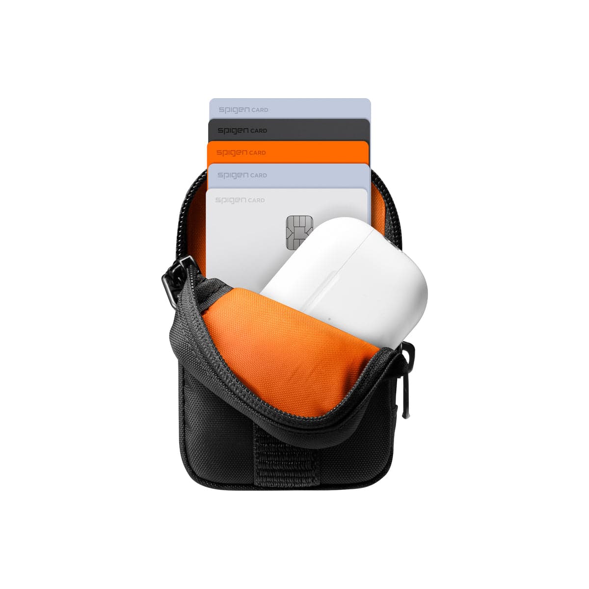 Univerzální organizér Spigen Portable Organizer Pouch TintapZip MagSafe - černý - náhled 5