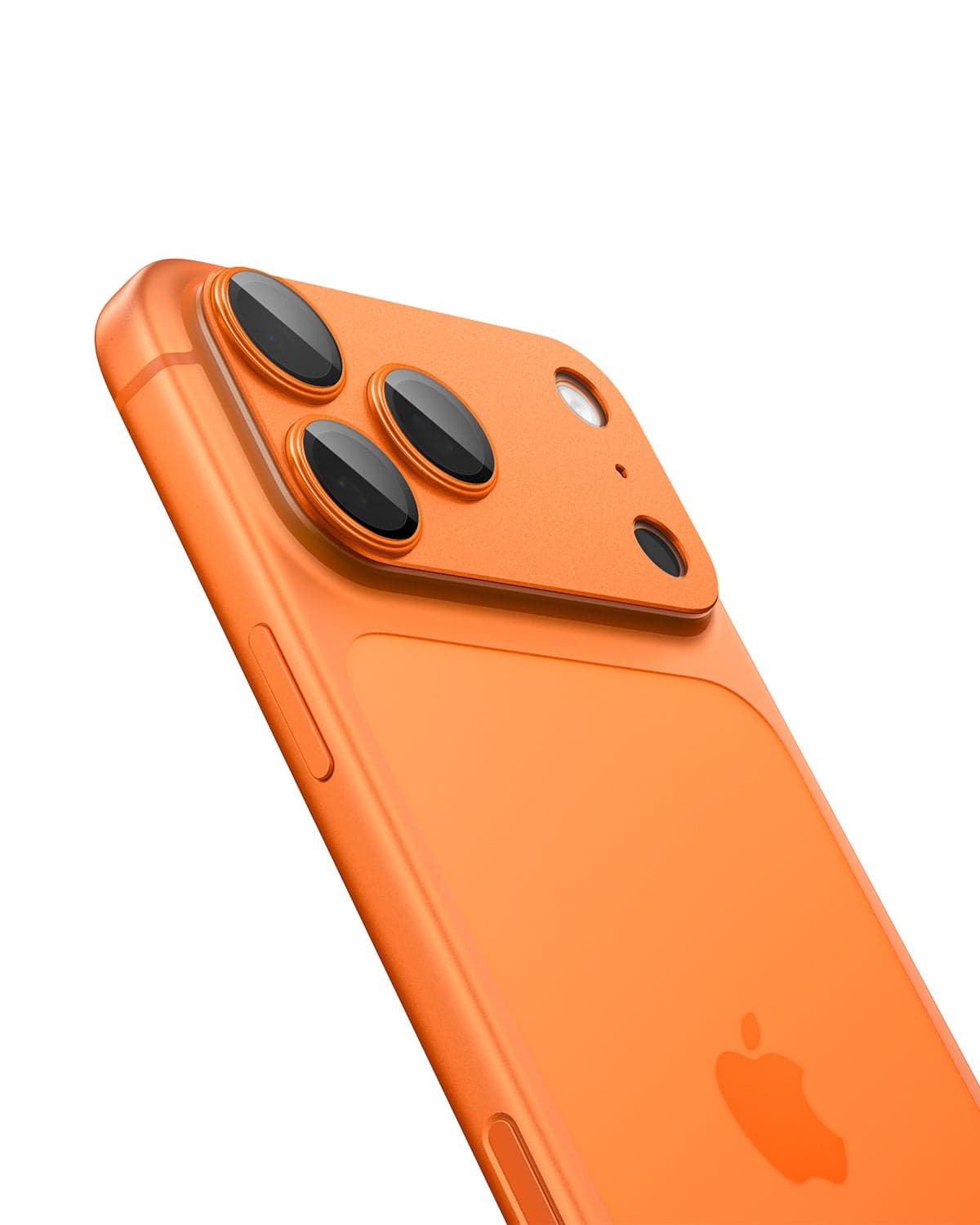 Sklo na fotoaparát pro iPhone 17 Pro Max Spigen Glass tR EZ Fit Optik Pro XL - oranžové - náhled 3