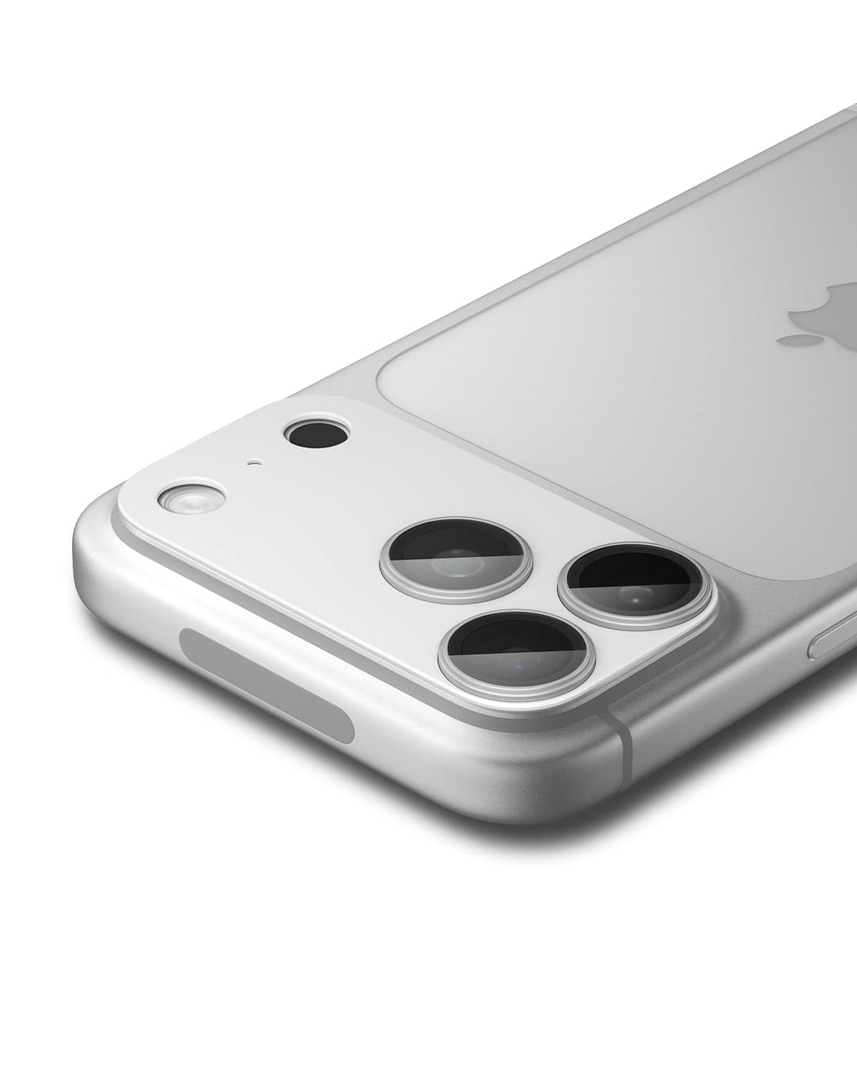 Sklo na fotoaparát pro iPhone 17 Pro Max Spigen Glass tR EZ Fit Optik Pro XL - bílé - náhled 4