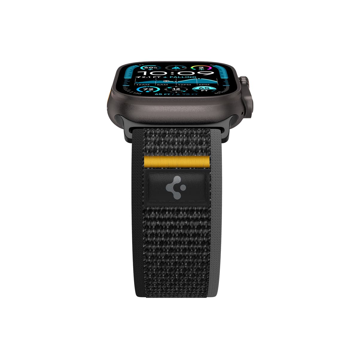 Řemínek pro Apple Watch 44mm/45mm/46mm/49mm Spigen Athlex Air Active Band - černý - náhled 5
