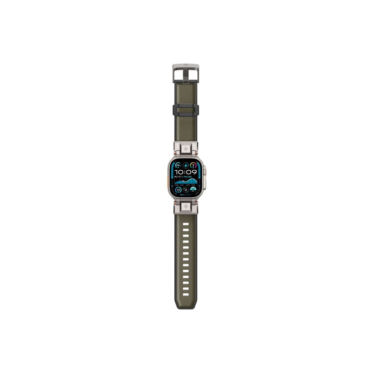 Řemínek pro Apple Watch 49mm/46mm/45mm/44mm Spigen DuraPro Armor - zelený - náhled 4