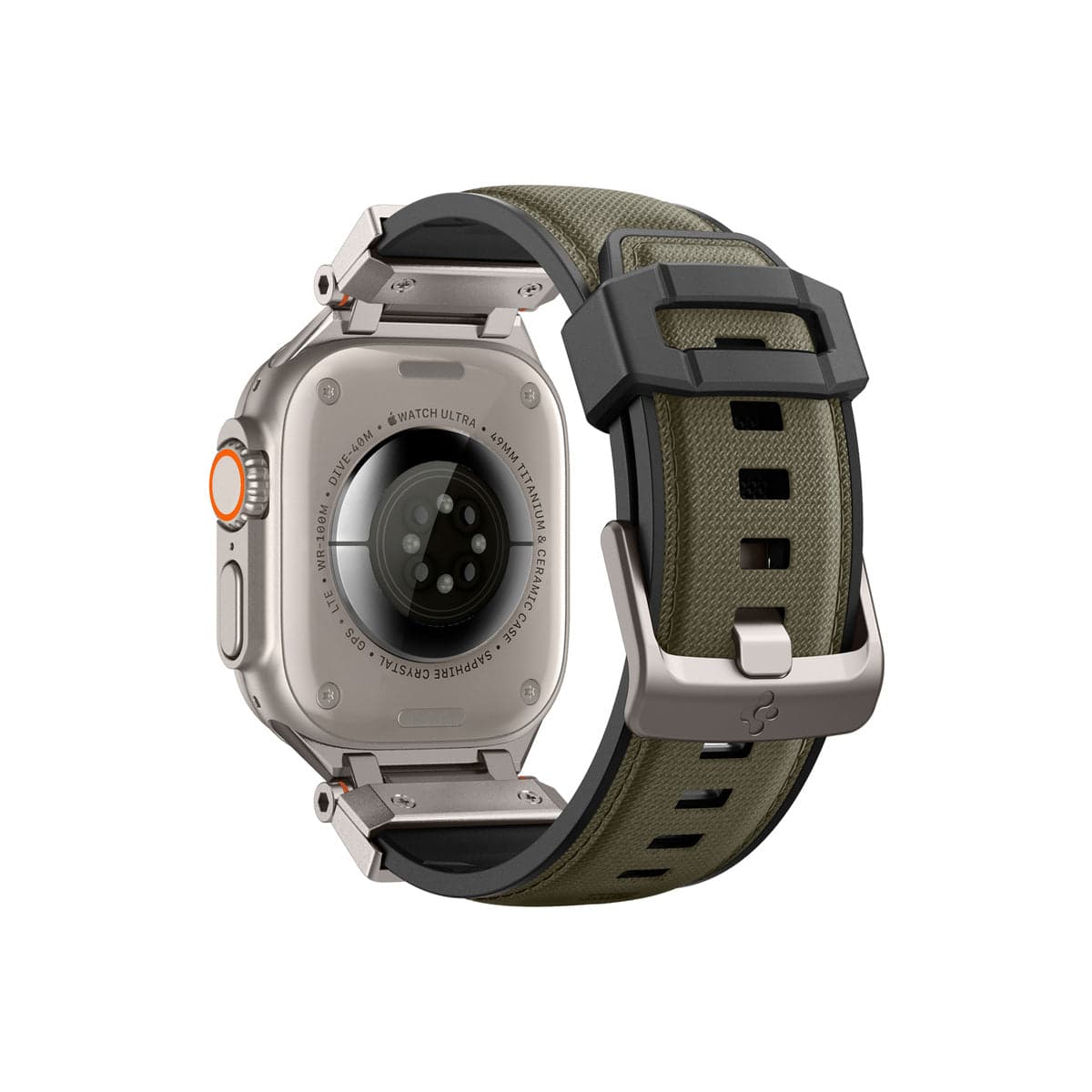 Řemínek pro Apple Watch 49mm/46mm/45mm/44mm Spigen DuraPro Armor - zelený - náhled 5