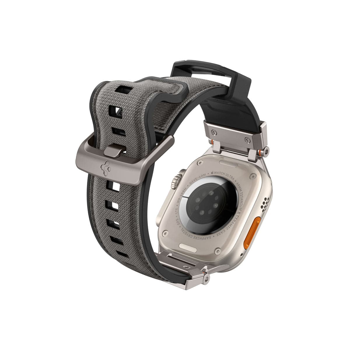 Řemínek pro Apple Watch 49mm/46mm/45mm/44mm Spigen DuraPro Armor - šedý - náhled 5