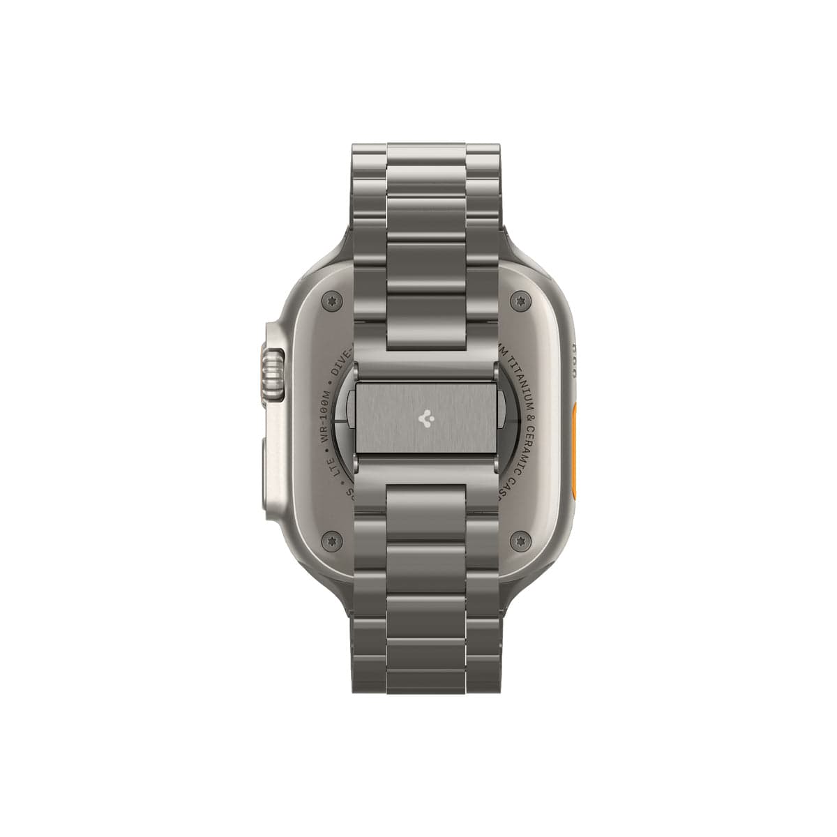 Řemínek pro Apple Watch 49mm/46mm/45mm/44mm Spigen Modern Fit Titanium Band - přírodně titanový - náhled 3