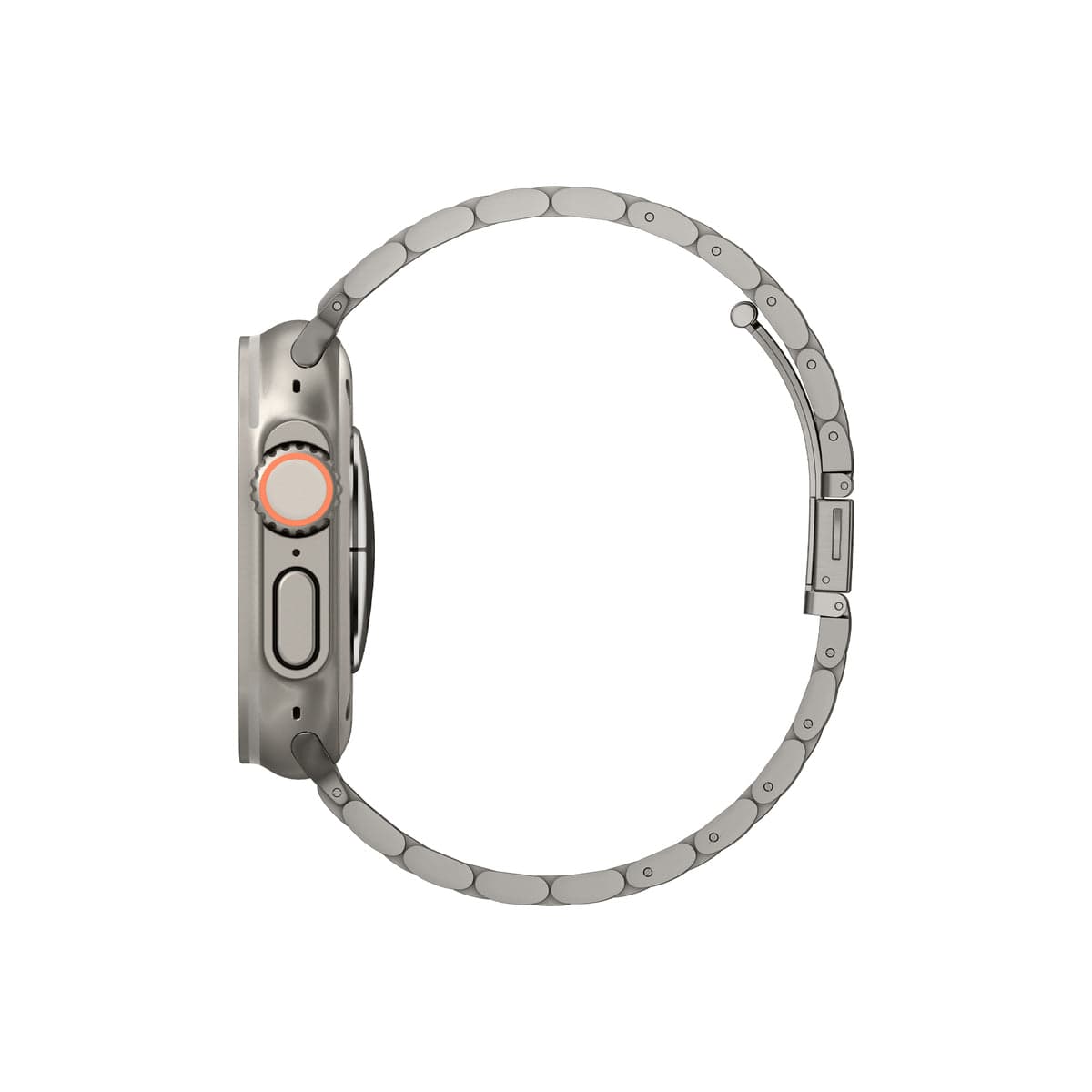 Řemínek pro Apple Watch 49mm/46mm/45mm/44mm Spigen Modern Fit Titanium Band - přírodně titanový - náhled 4