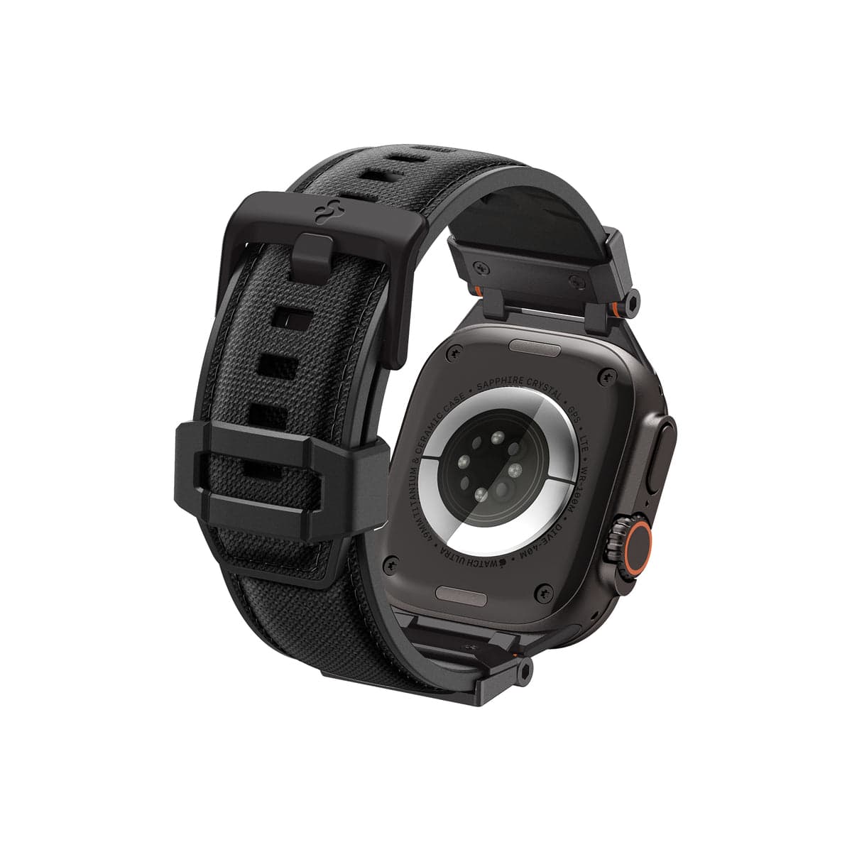 Řemínek pro Apple Watch 49mm/46mm/45mm/44mm Spigen DuraPro Armor - černý - náhled 3