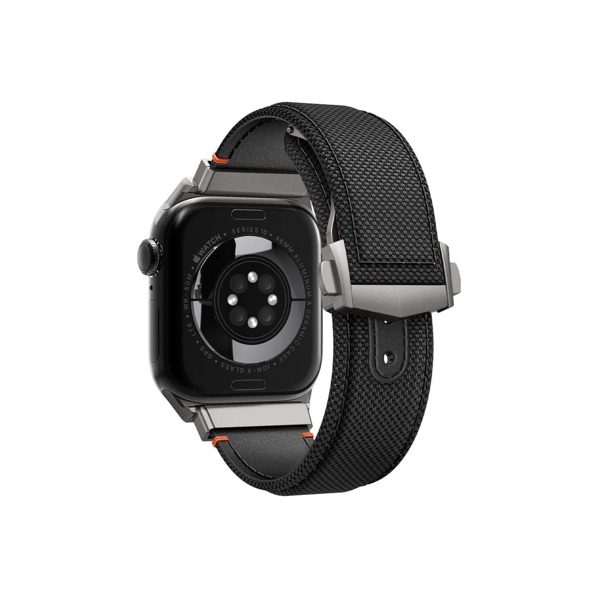 Řemínek pro Apple Watch 49mm/46mm/45mm/44mm Spigen Classic Fit Band - černý - náhled 3
