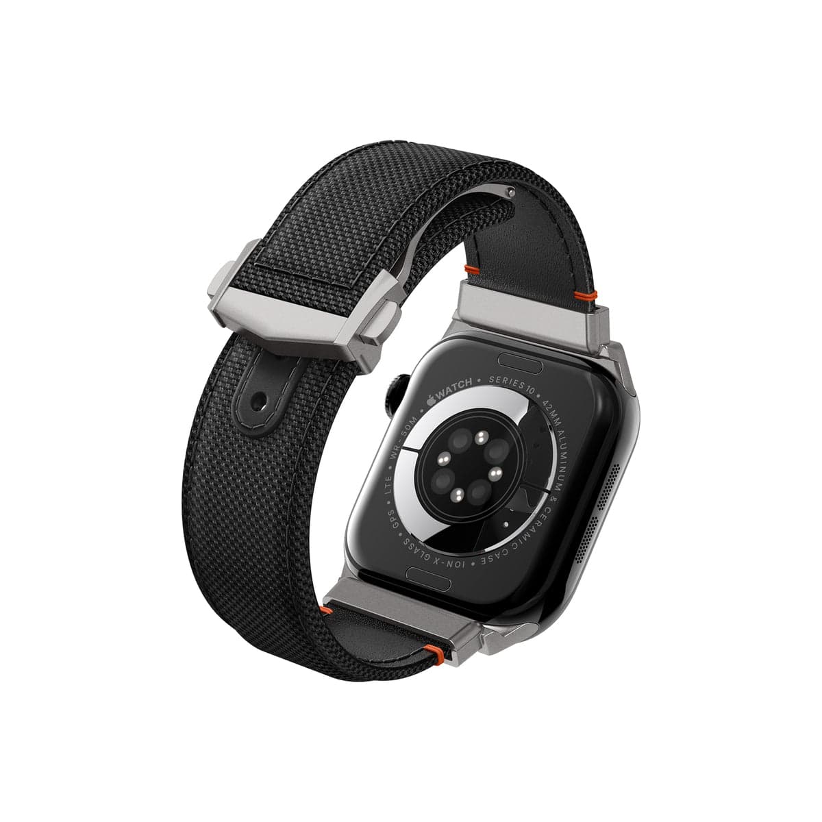 Řemínek pro Apple Watch 49mm/46mm/45mm/44mm Spigen Classic Fit Band - černý - náhled 4
