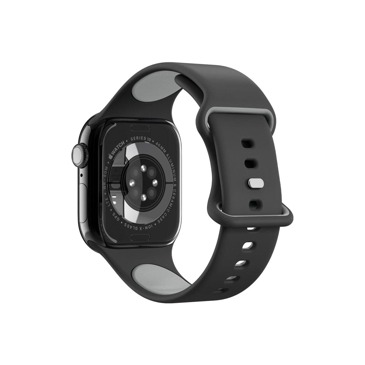 Řemínek pro Apple Watch 49mm/46mm/45mm/44mm Spigen Nano Pop Band - černý - náhled 5