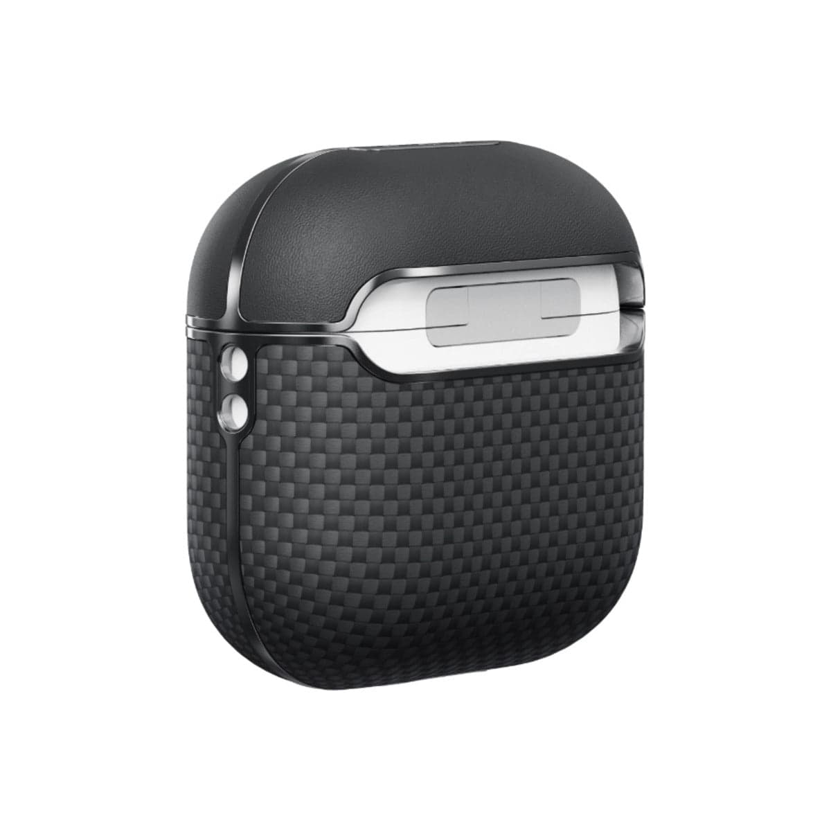 Kryt pro AirPods 4 Pitaka Aramid Fiber Magnetic Case - černý - náhled 2
