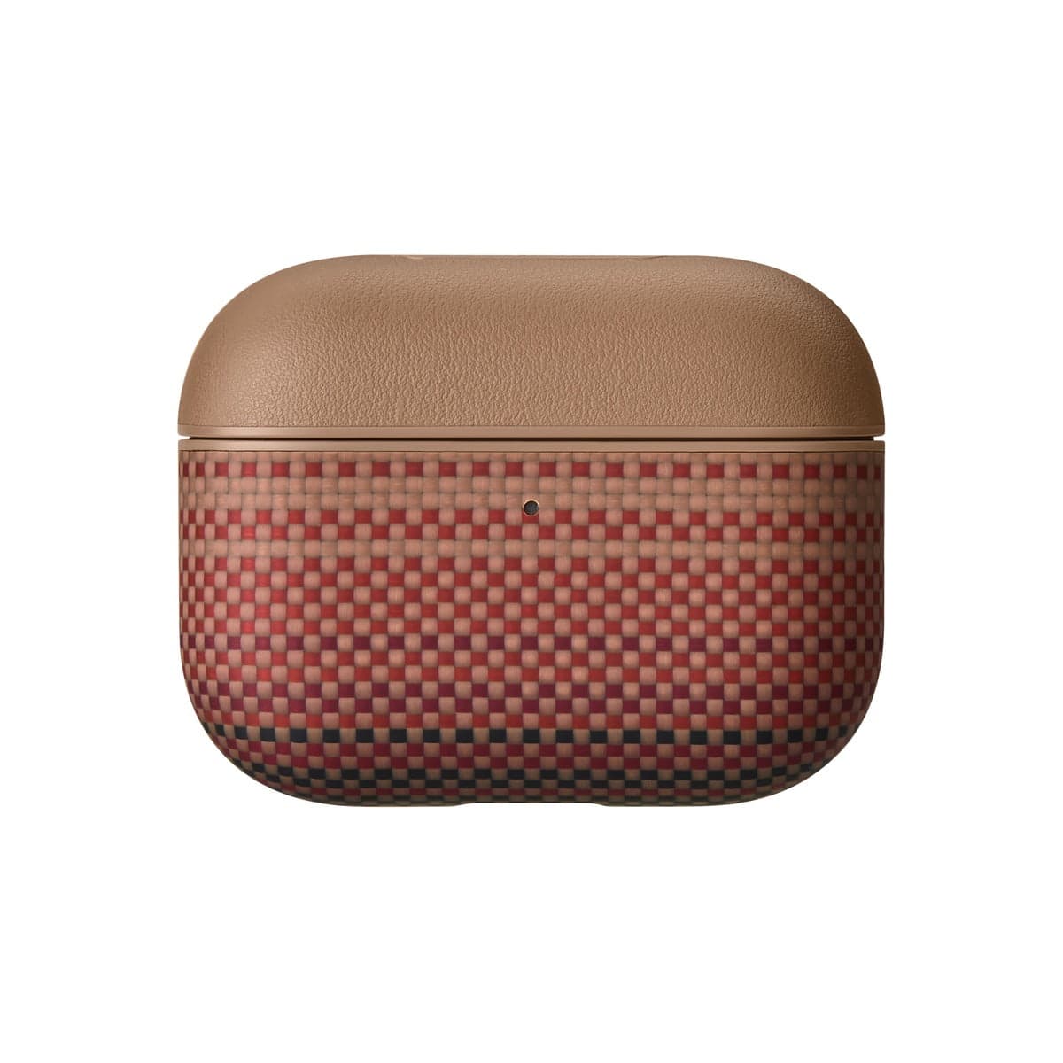 Pouzdro pro AirPods Pro 3 Pitaka Aramid Fiber Magnetic Case - oranžové - náhled 1