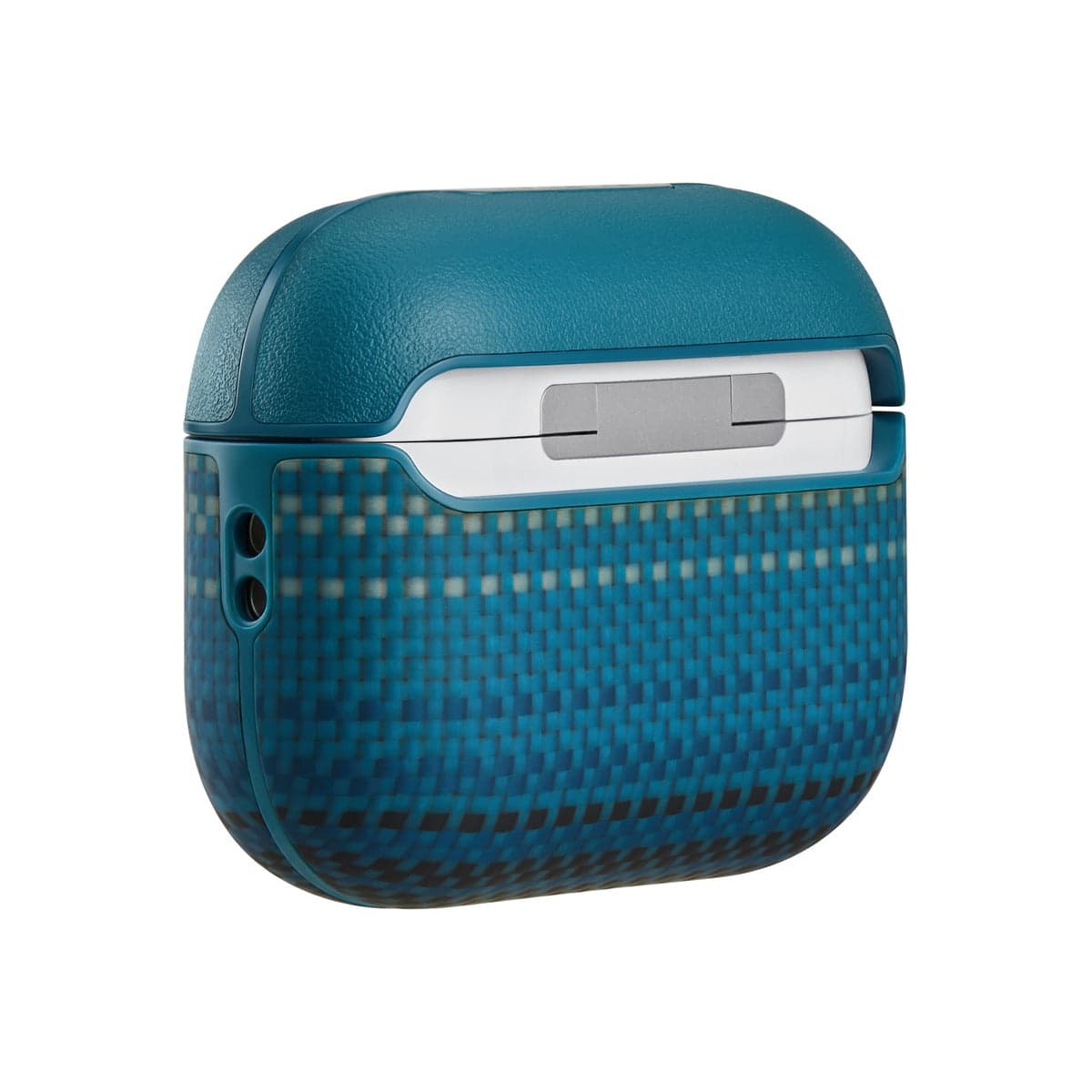 Pouzdro pro AirPods Pro 3 Pitaka Aramid Fiber Magnetic Case - modré - náhled 3
