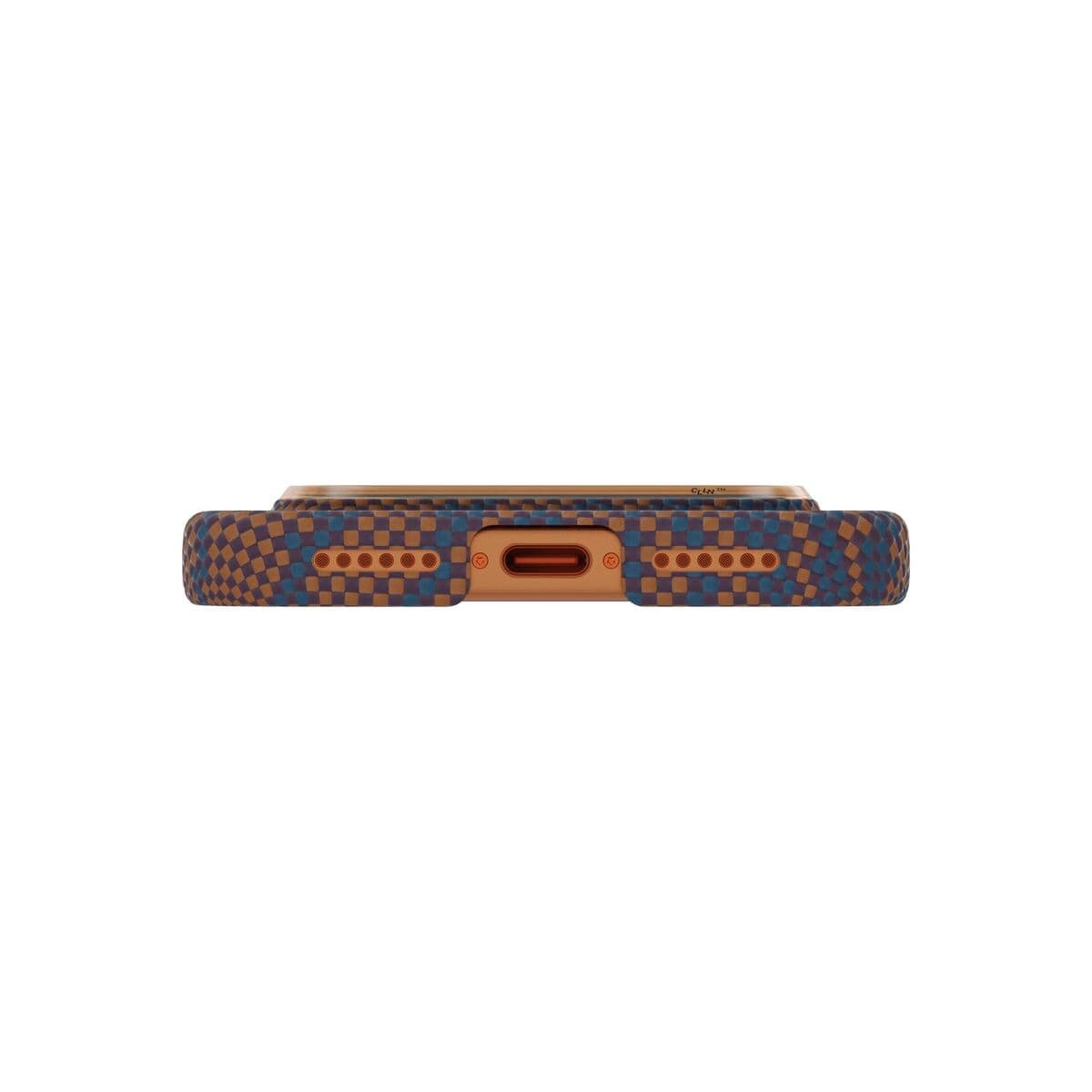Kryt pro iPhone 17 Pro Pitaka Edge Case Breath of Veins Burning Orange - náhled 2