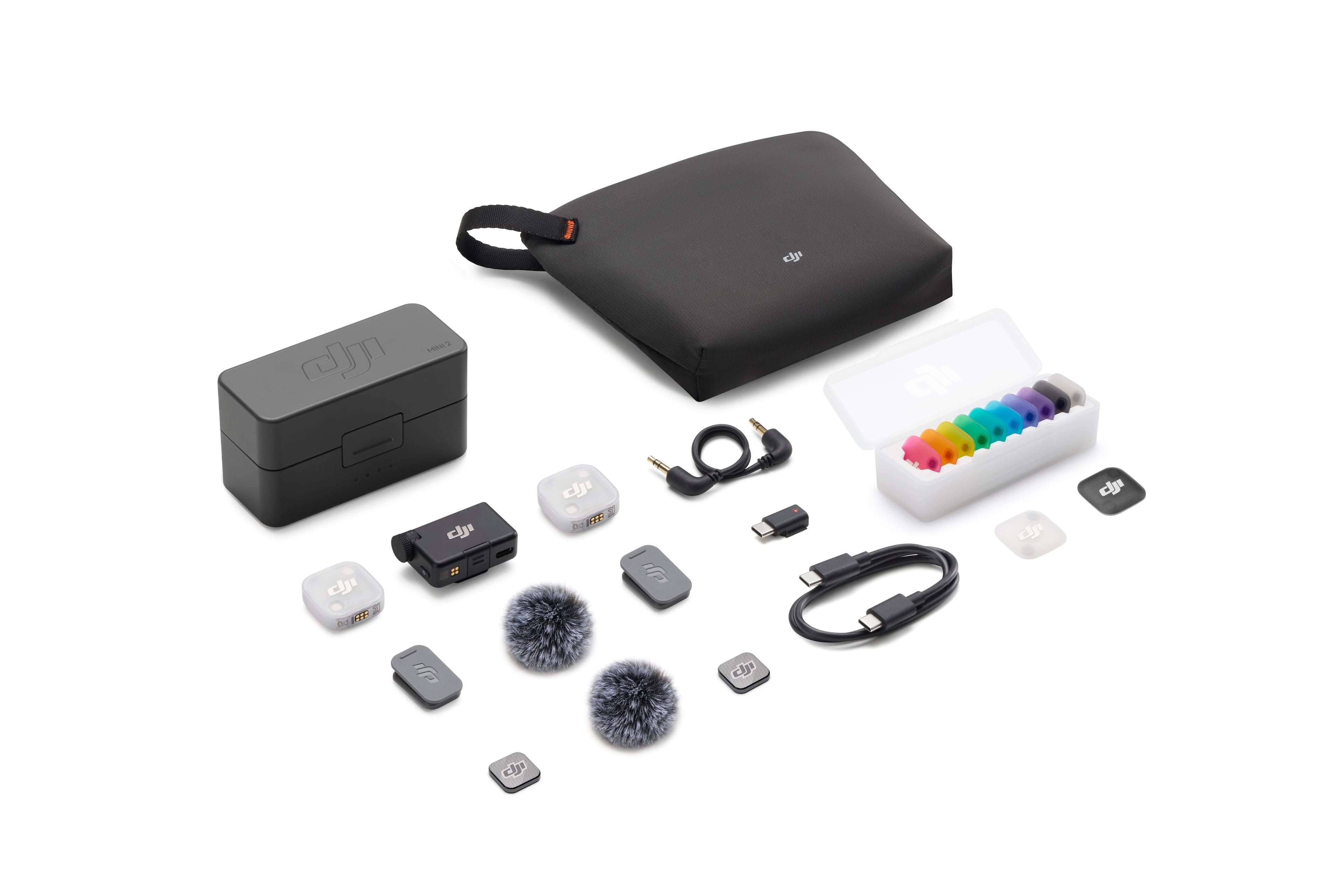 Bezdrátový mikrofon DJI Mic Mini 2 s magnetickými kryty (2 TX + 1 RX + Charging Case) - náhled 3