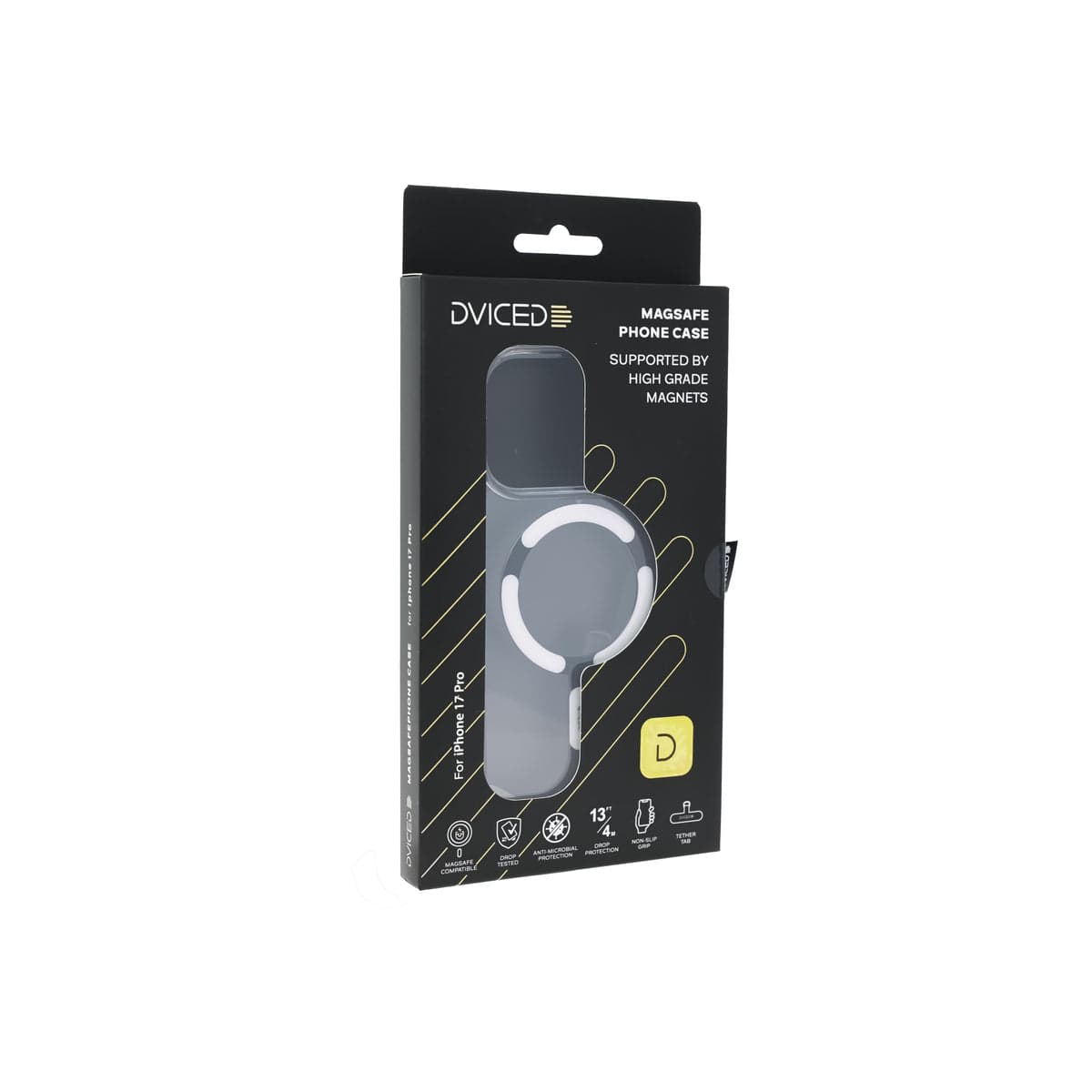 Kryt pro iPhone 17 Pro Dviced MagSafe Clear Case – bílý - náhled 5