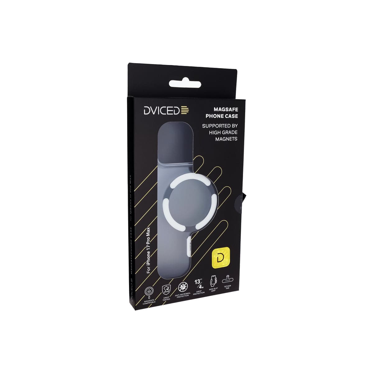 Kryt pro iPhone 17 Pro Max Dviced MagSafe Clear Case – bílý - náhled 5
