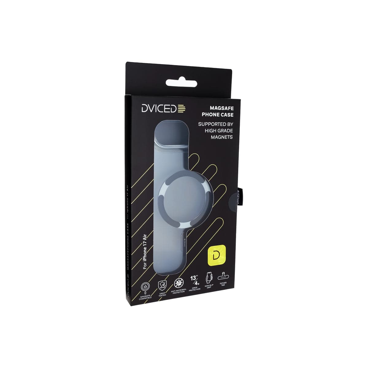 Kryt pro iPhone Air Dviced MagSafe Clear Case – černý - náhled 5