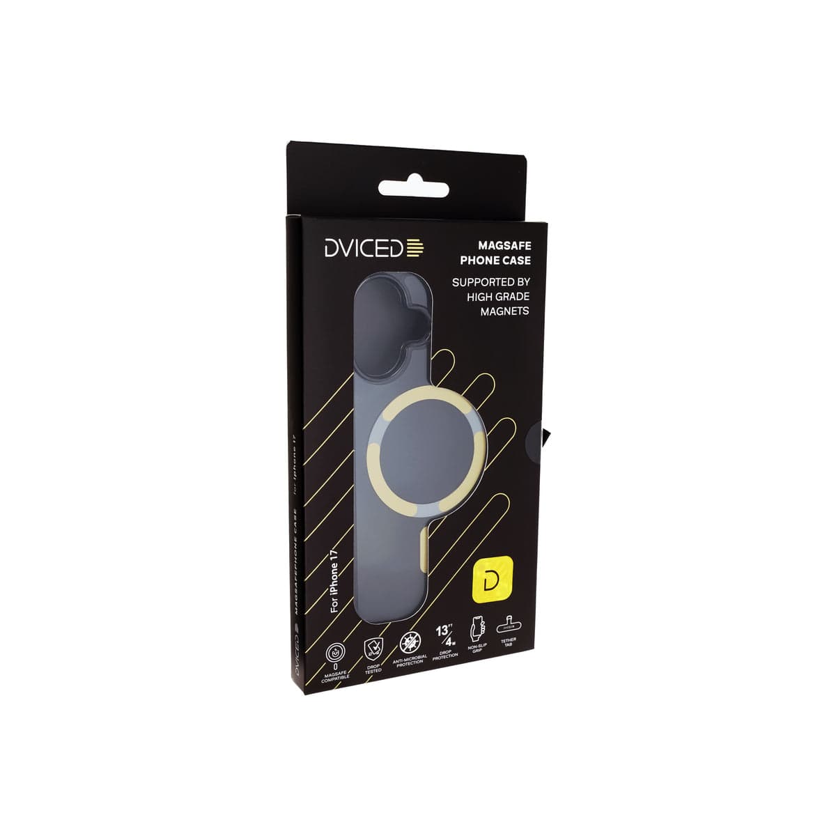 Kryt pro iPhone Air Dviced MagSafe Smoke Case – zlatý - náhled 4
