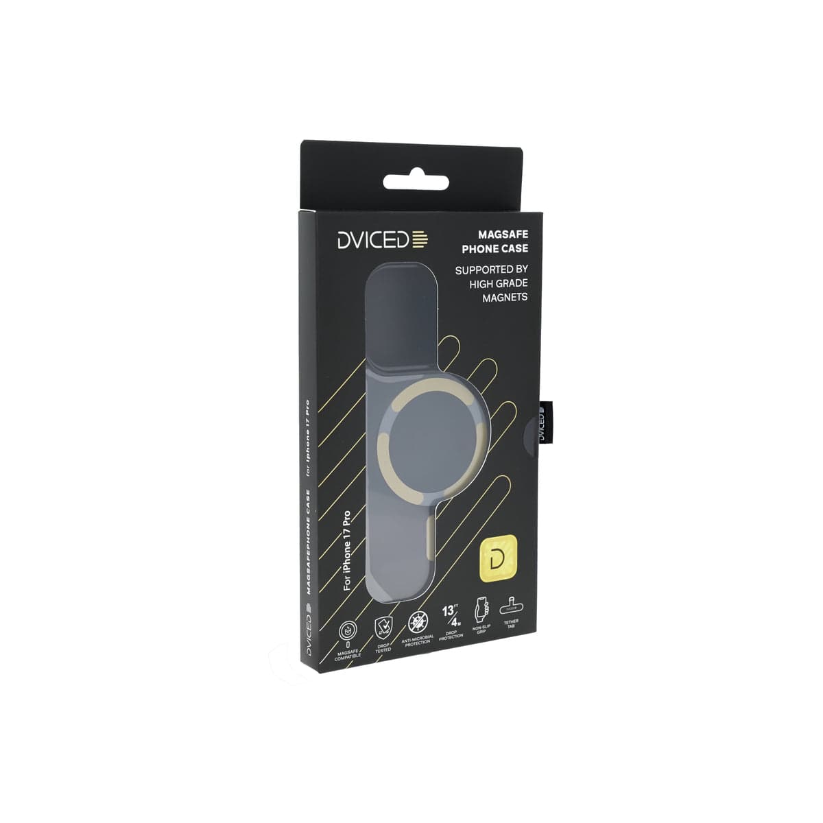 Kryt pro iPhone 17 Pro Dviced MagSafe Smoke Case – zlatý - náhled 5