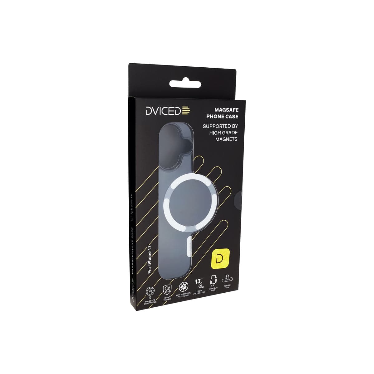 Kryt pro iPhone 17 Dviced MagSafe Smoke Case – stříbrný - náhled 5