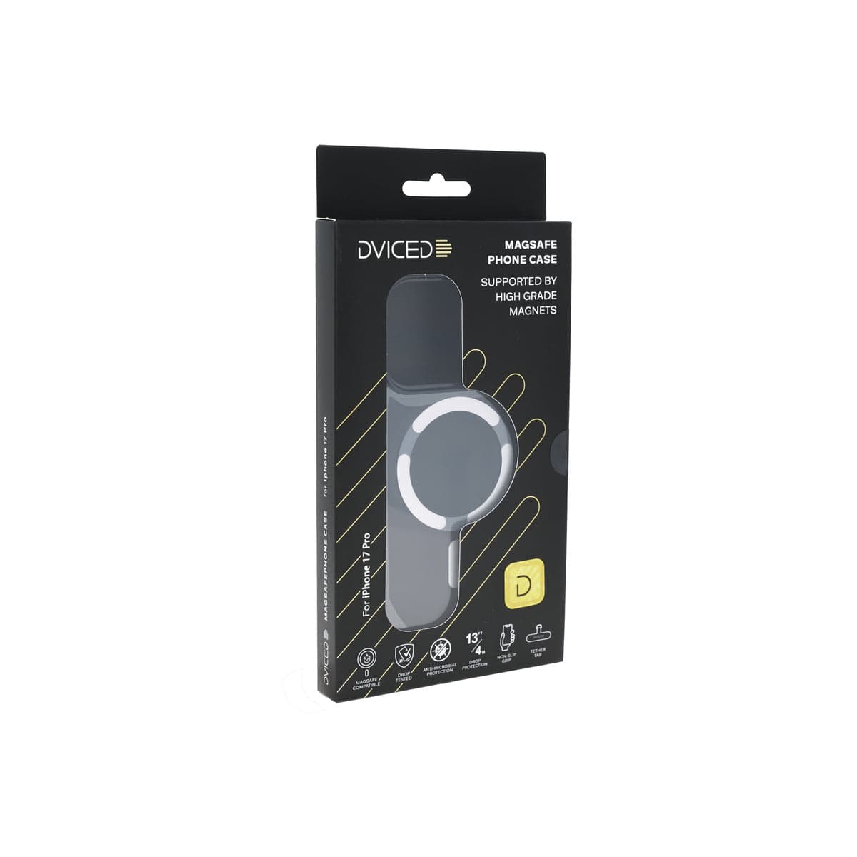 Kryt pro iPhone 17 Pro Dviced MagSafe Smoke Case – stříbrný - náhled 5
