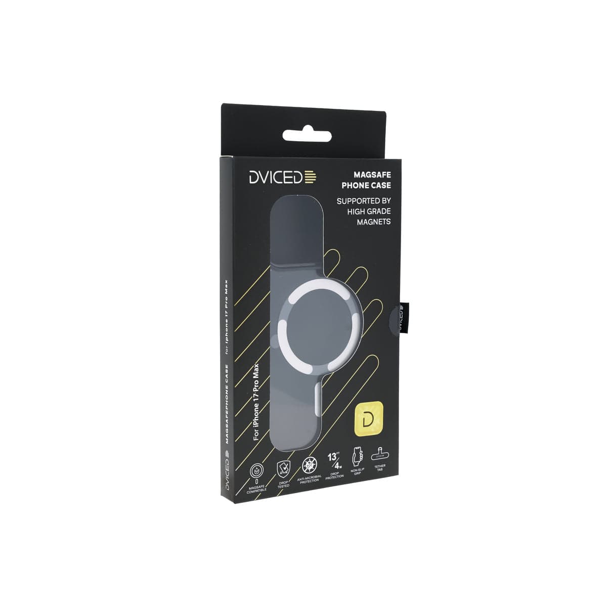Kryt pro iPhone 17 Pro Max Dviced MagSafe Smoke Case – stříbrný - náhled 5