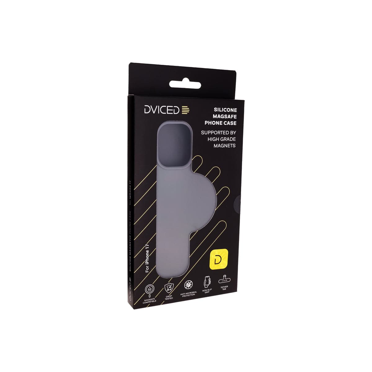 Kryt pro iPhone 17 Dviced Silicone MagSafe Case – šedý - náhled 5