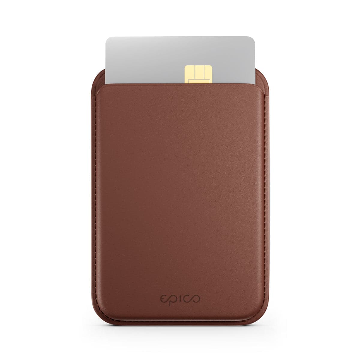 Magnetická peněženka Epico Mag+ Wallet - hnědá - náhled 3