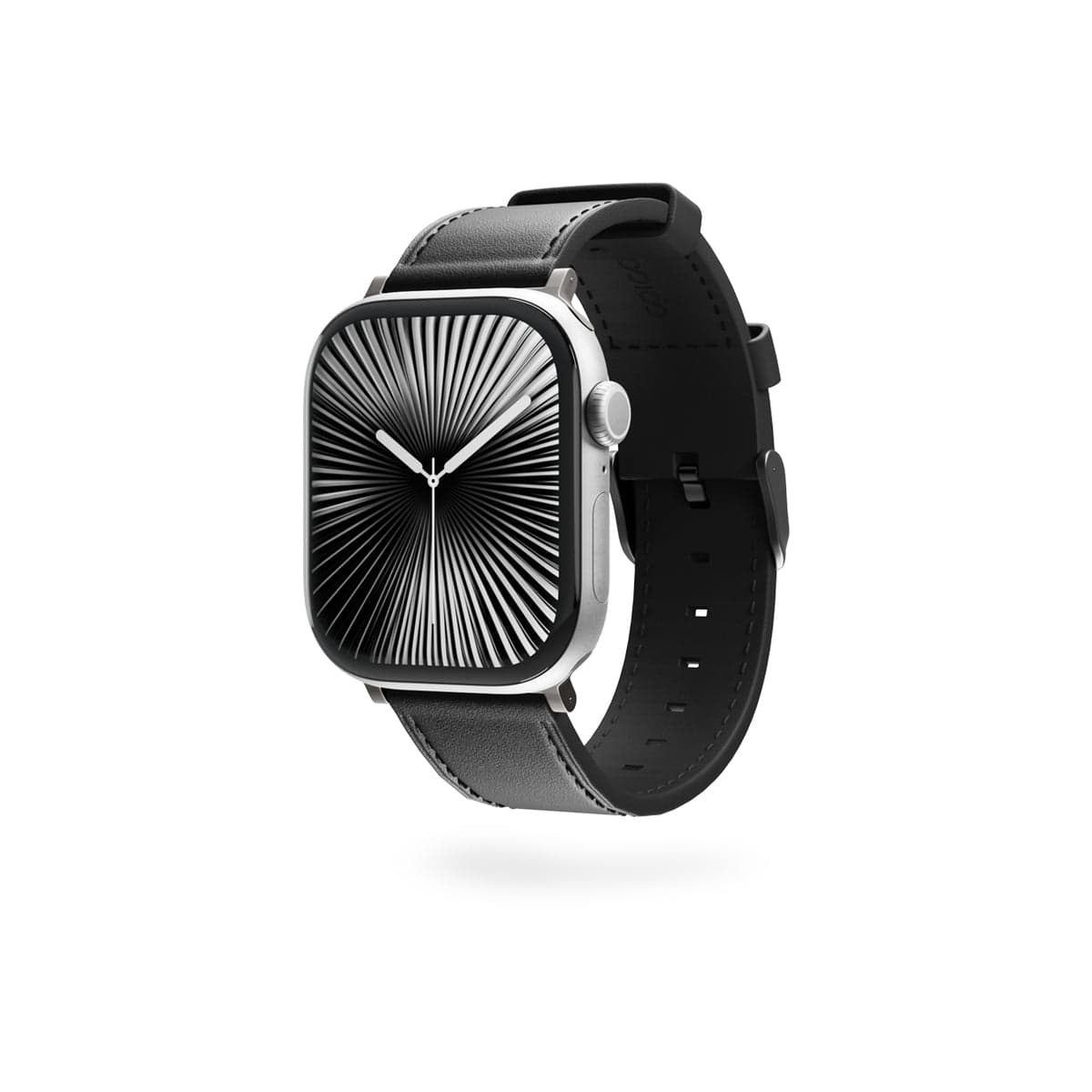 Kožený řemínek pro Apple Watch 42/44/45/49 mm Epico Watch Strap Leather - černý - náhled 1