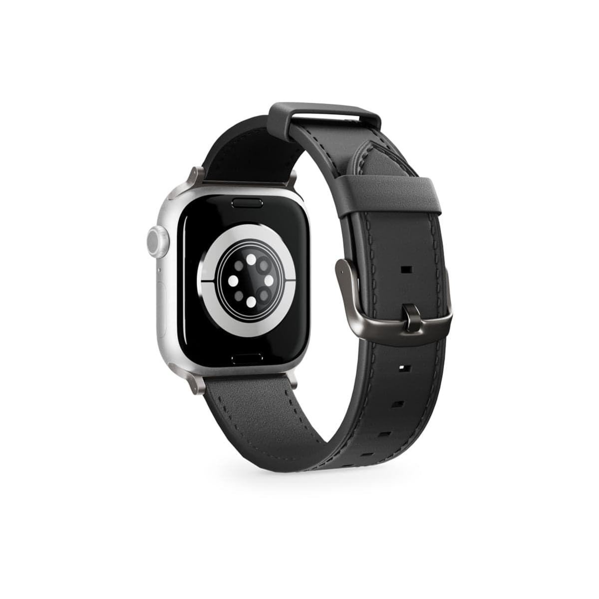 Kožený řemínek pro Apple Watch 42/44/45/49 mm Epico Watch Strap Leather - černý - náhled 2