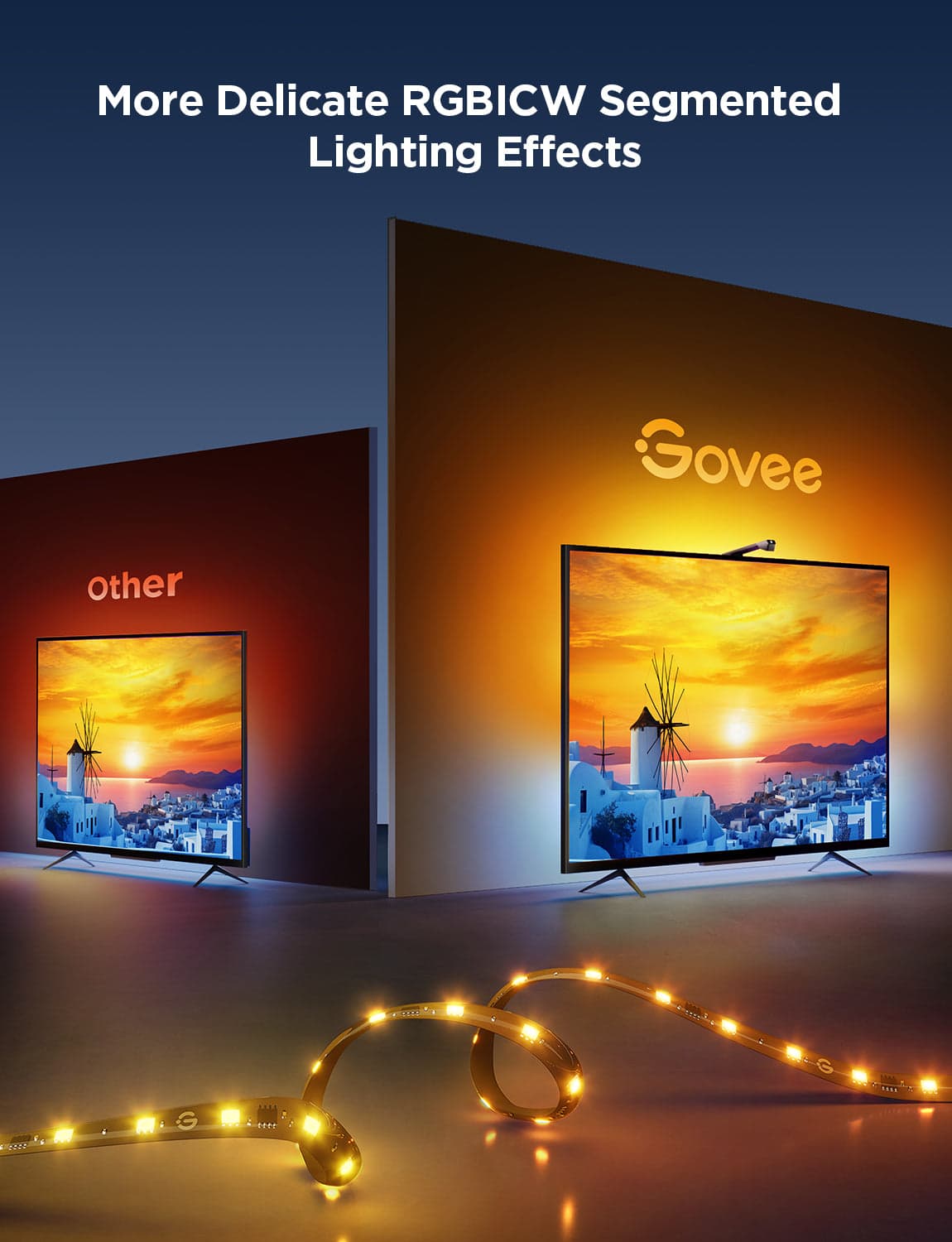 Ambientní osvětlení pro domácí kino Govee TV Backlight 3 Lite - náhled 4