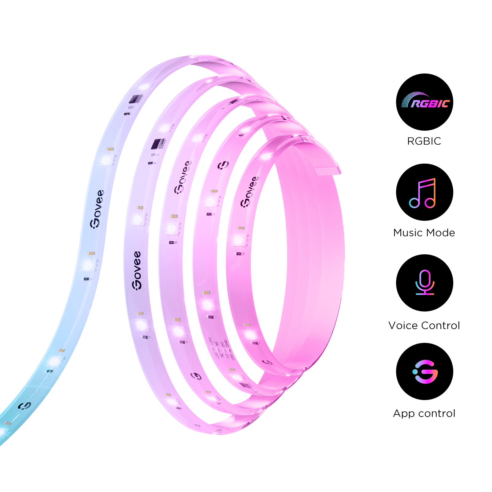 LED pásek 3 m Govee WiFi RGBICW Smart PRO - náhled 2