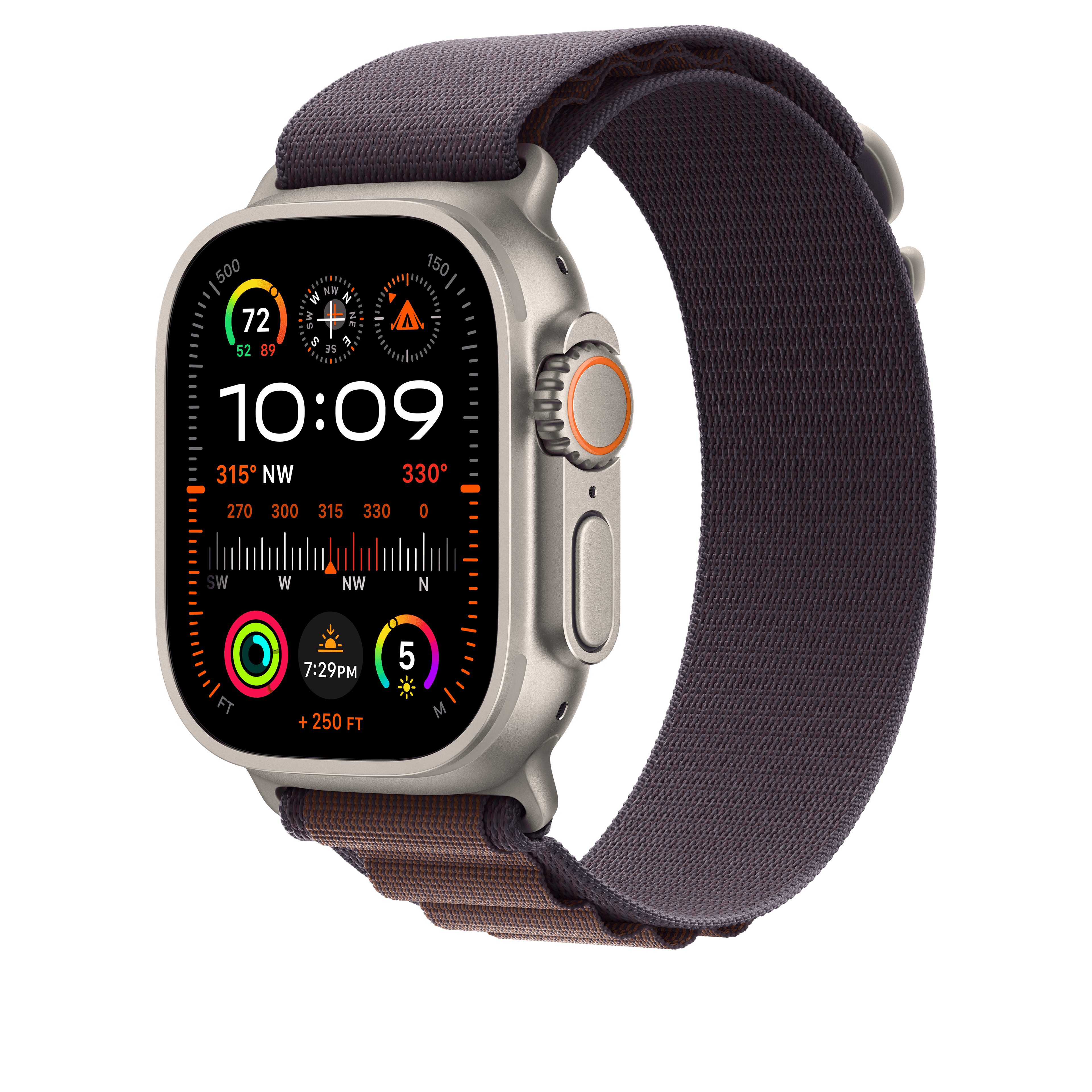 Apple Watch 44/45/49 mm indigový Alpský tah – malý - náhled 2