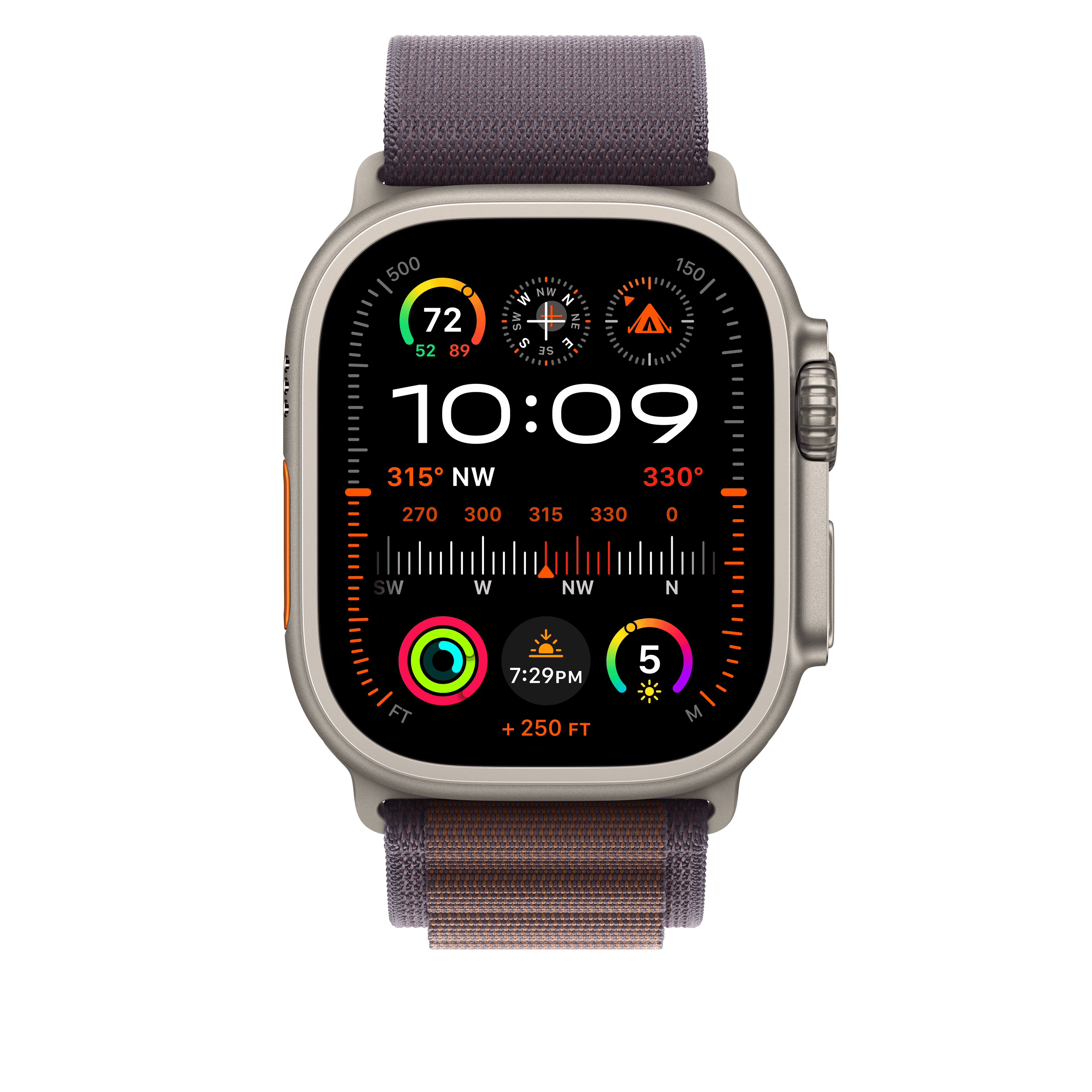 Apple Watch 44/45/49 mm indigový Alpský tah – malý - náhled 3