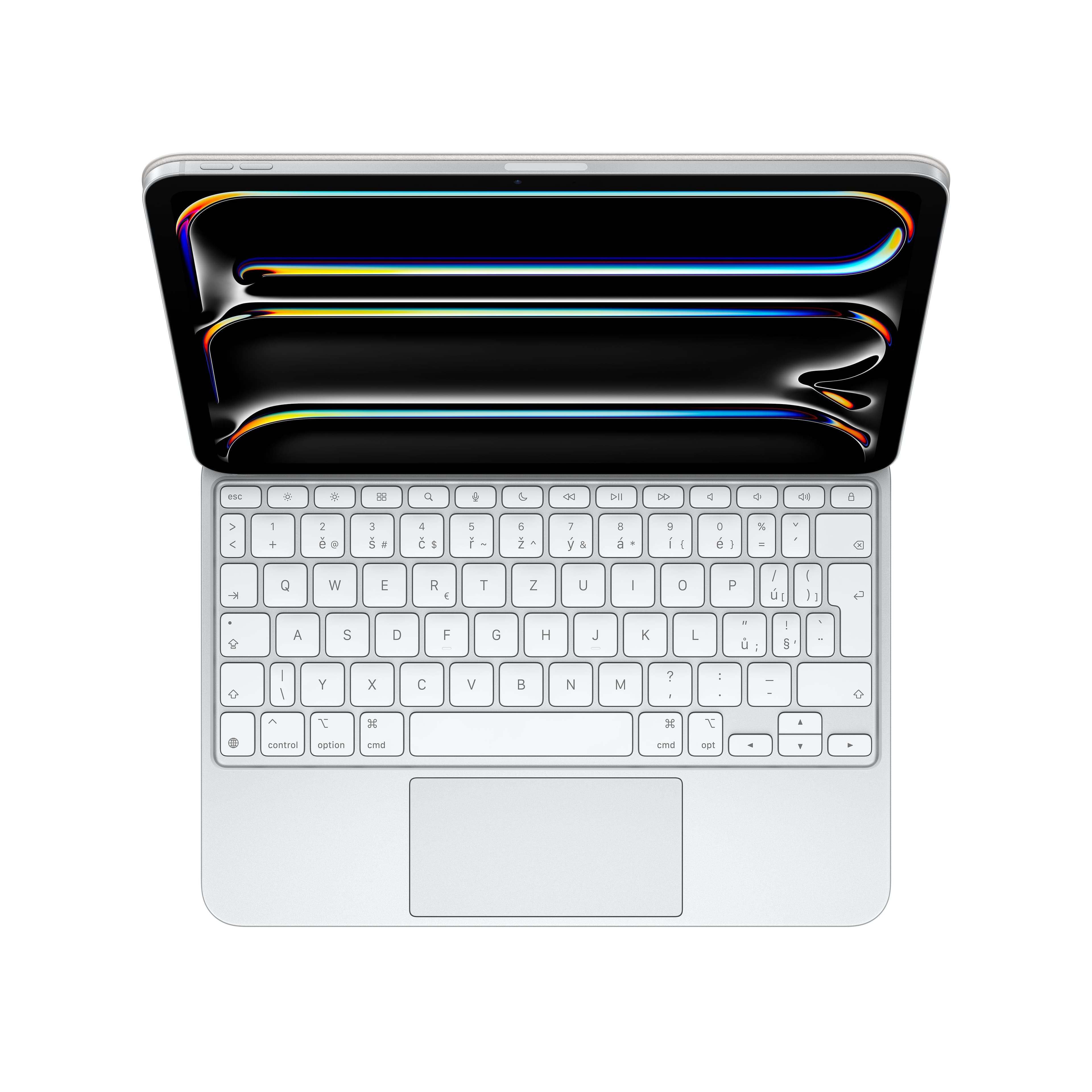 Apple Magic Keyboard k 11palcovému iPadu Pro (M4) – český – bílý - náhled 4