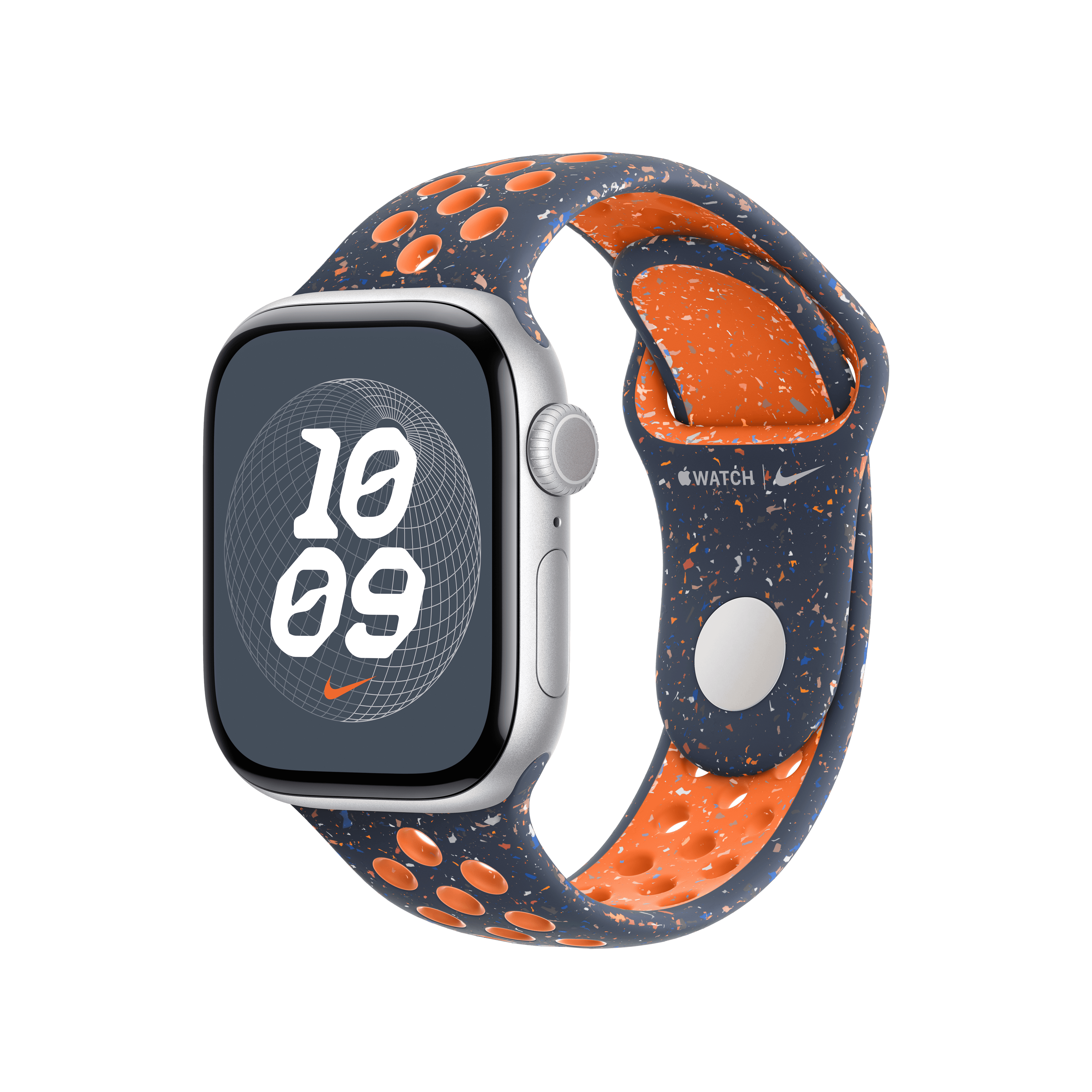 Apple Watch 38/40/41/42mm Blue Flame sportovní řemínek Nike - S/M - náhled 2