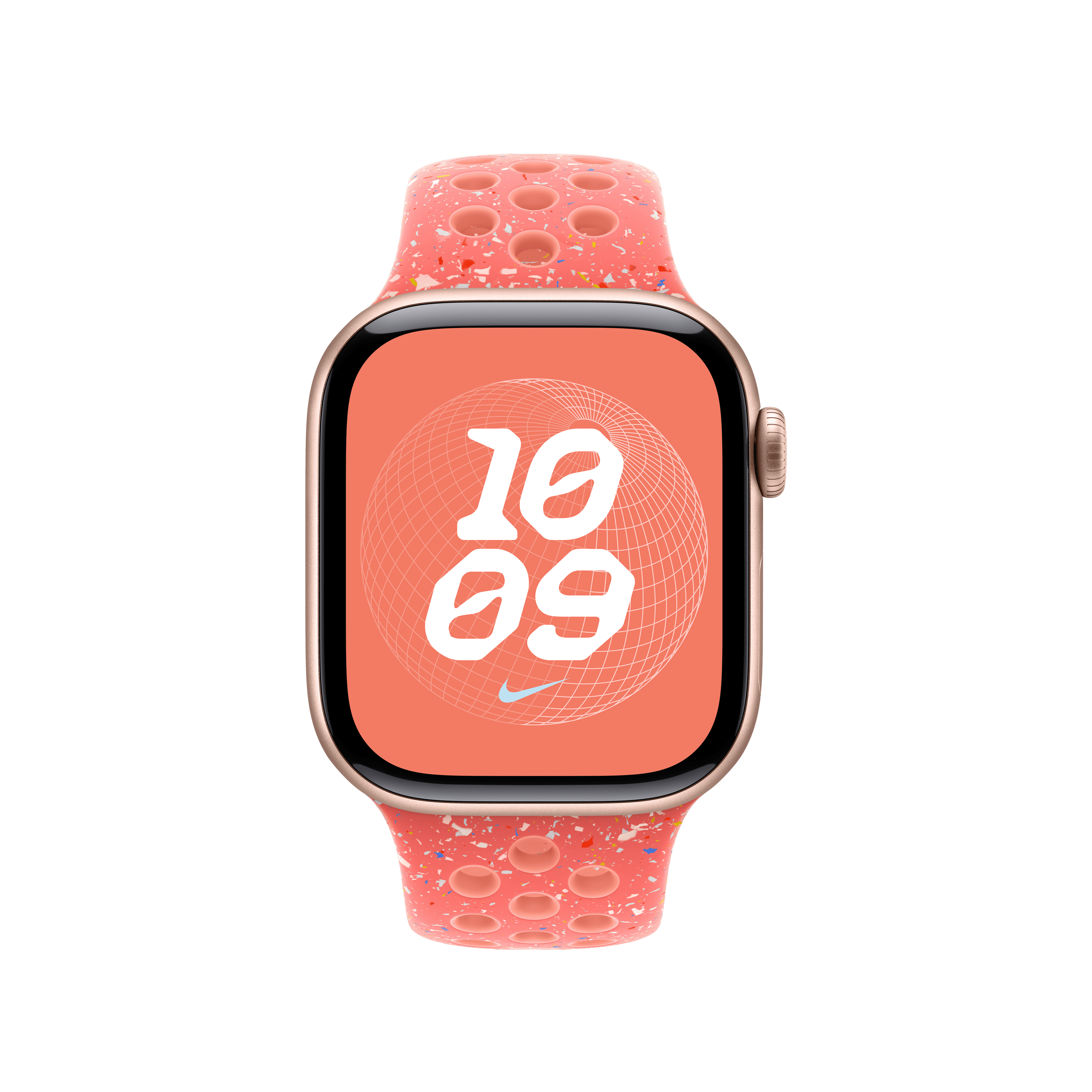 Apple Watch 38/40/41/42mm žhavě oranžový sportovní řemínek Nike - M/L - náhled 3