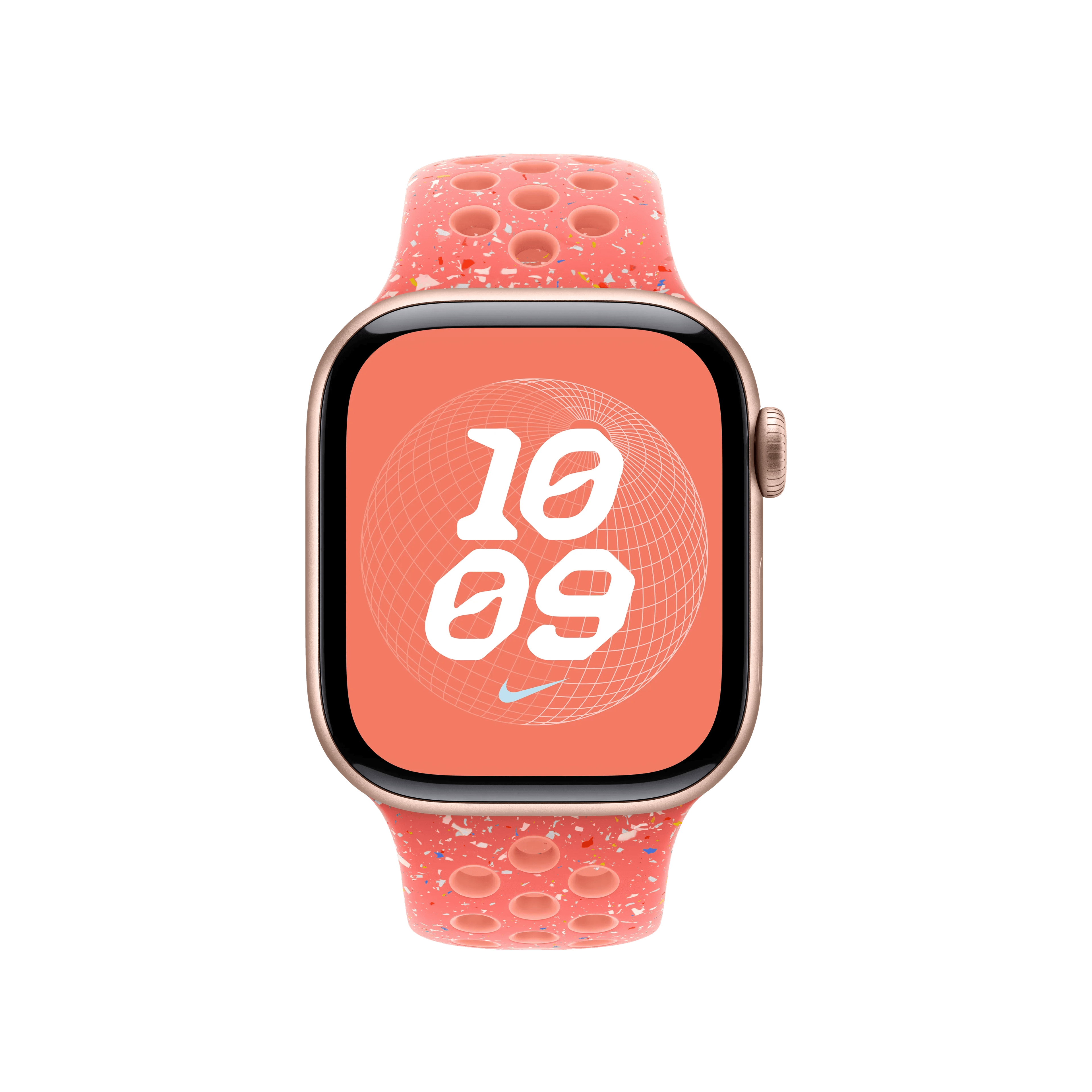 Apple Watch 38/40/41/42mm žhavě oranžový sportovní řemínek Nike - S/M - náhled 3