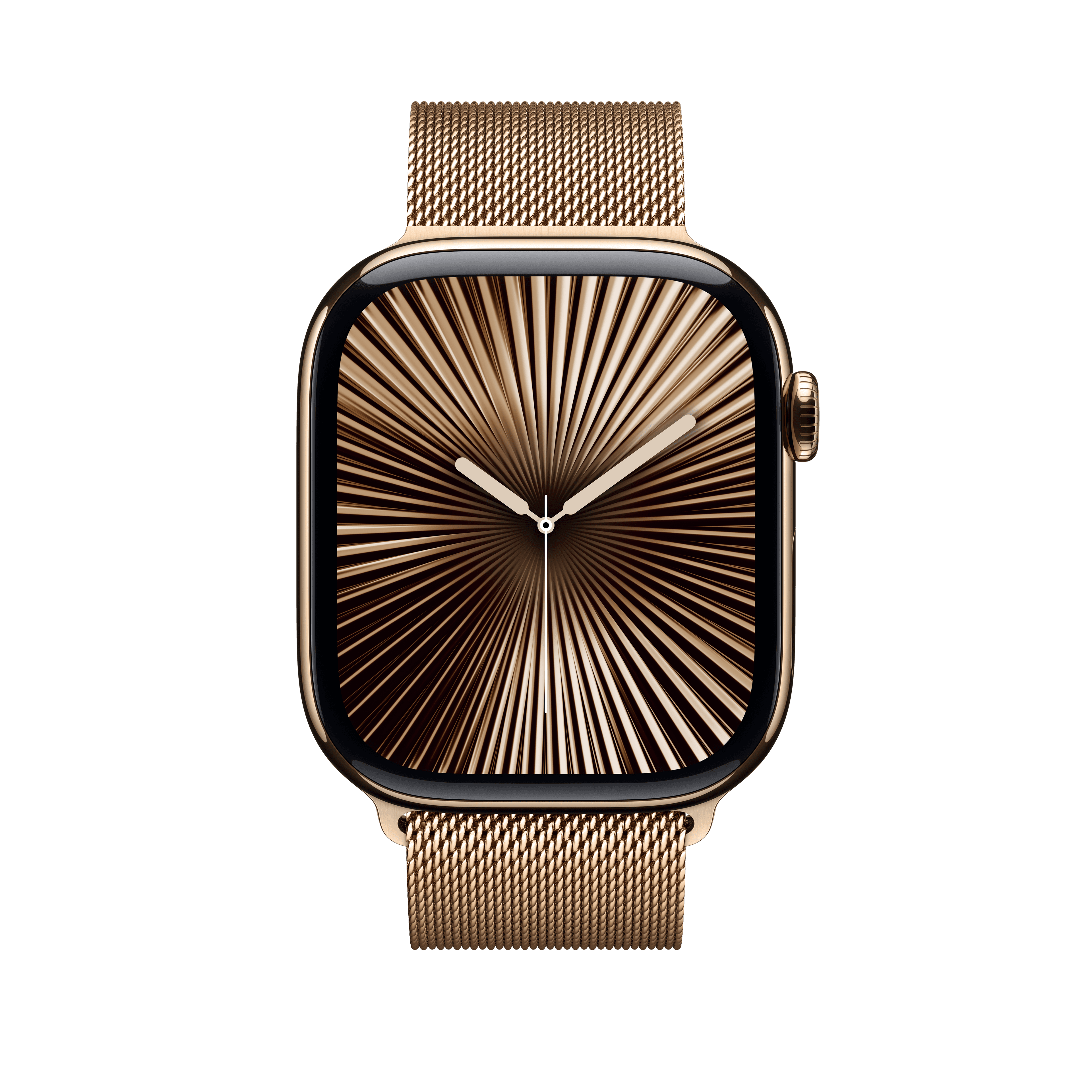 Apple Watch 44/45/46/49mm zlatý milánský tah – S/M - náhled 3