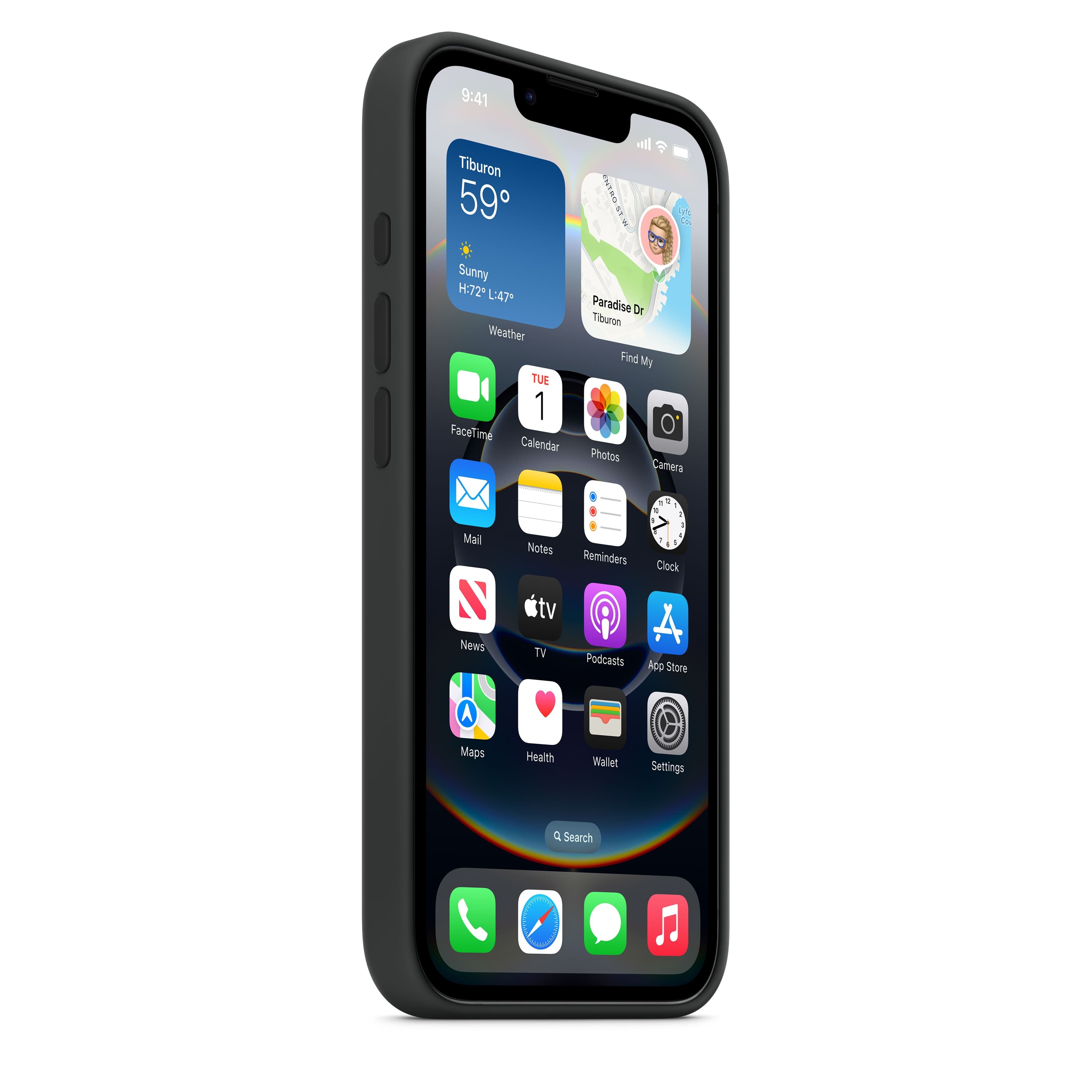 Apple silikonový kryt na iPhone 16e – černý - náhled 3