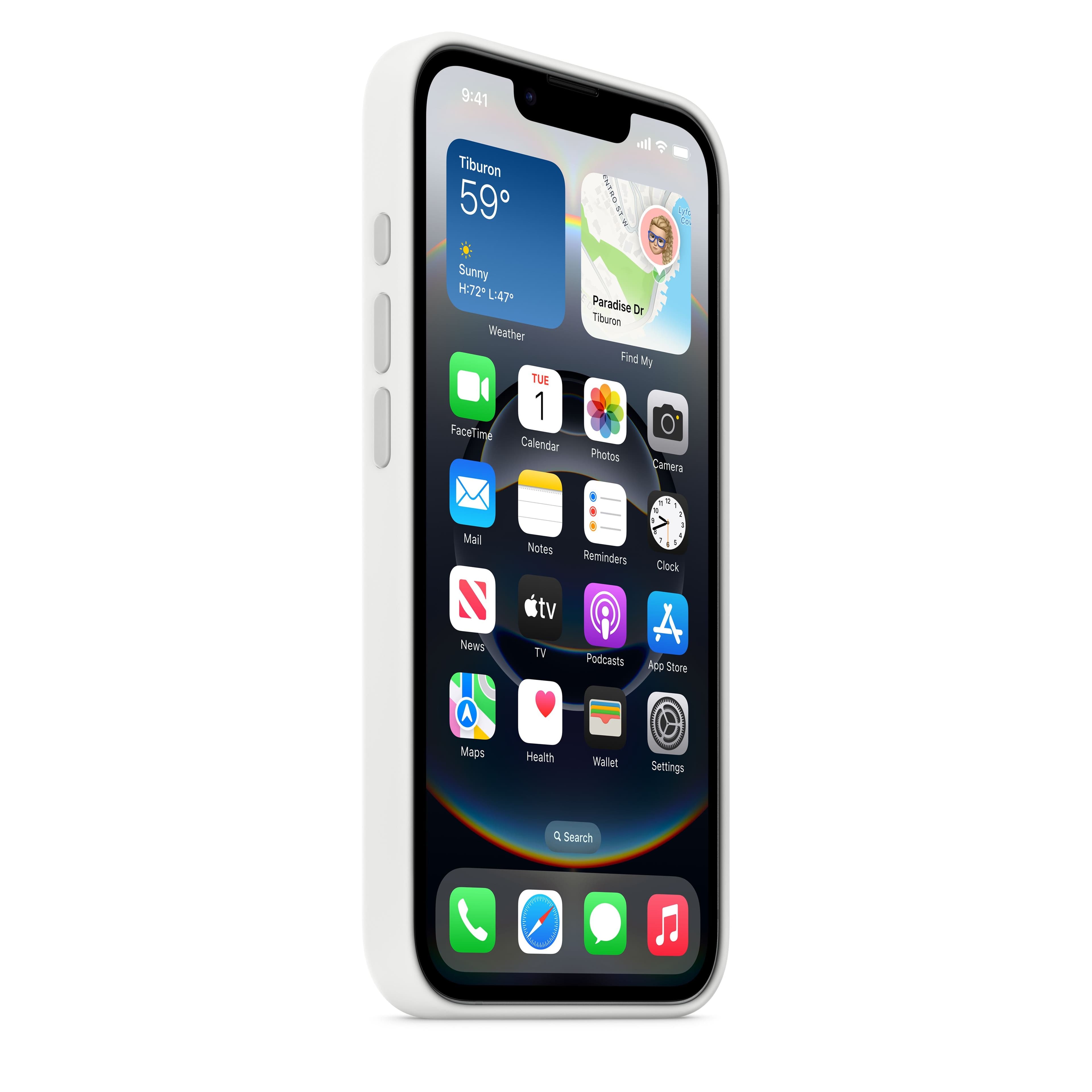 Apple silikonový kryt na iPhone 16e – bílý - náhled 3