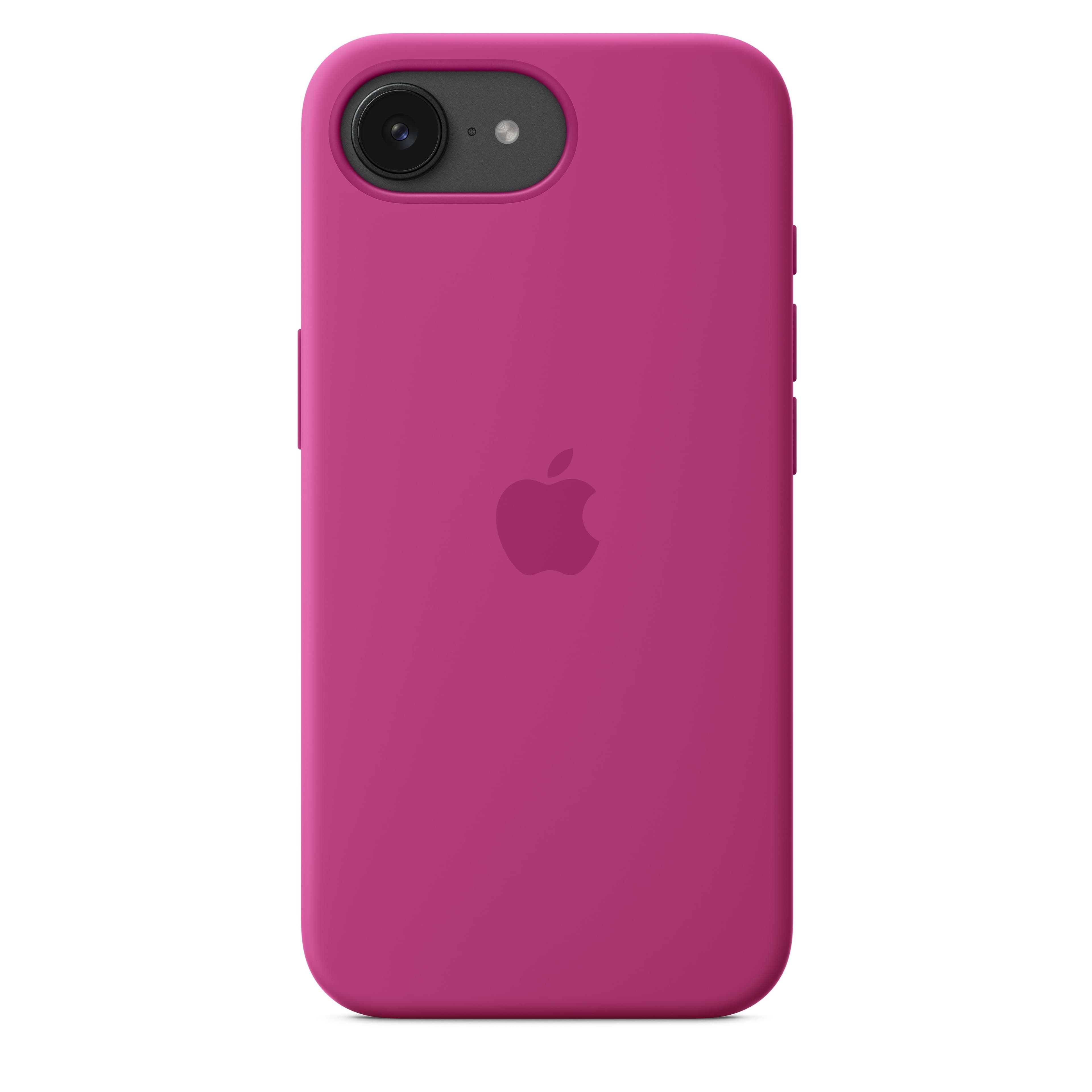 Apple silikonový kryt na iPhone 16e – fuchsiový - náhled 2