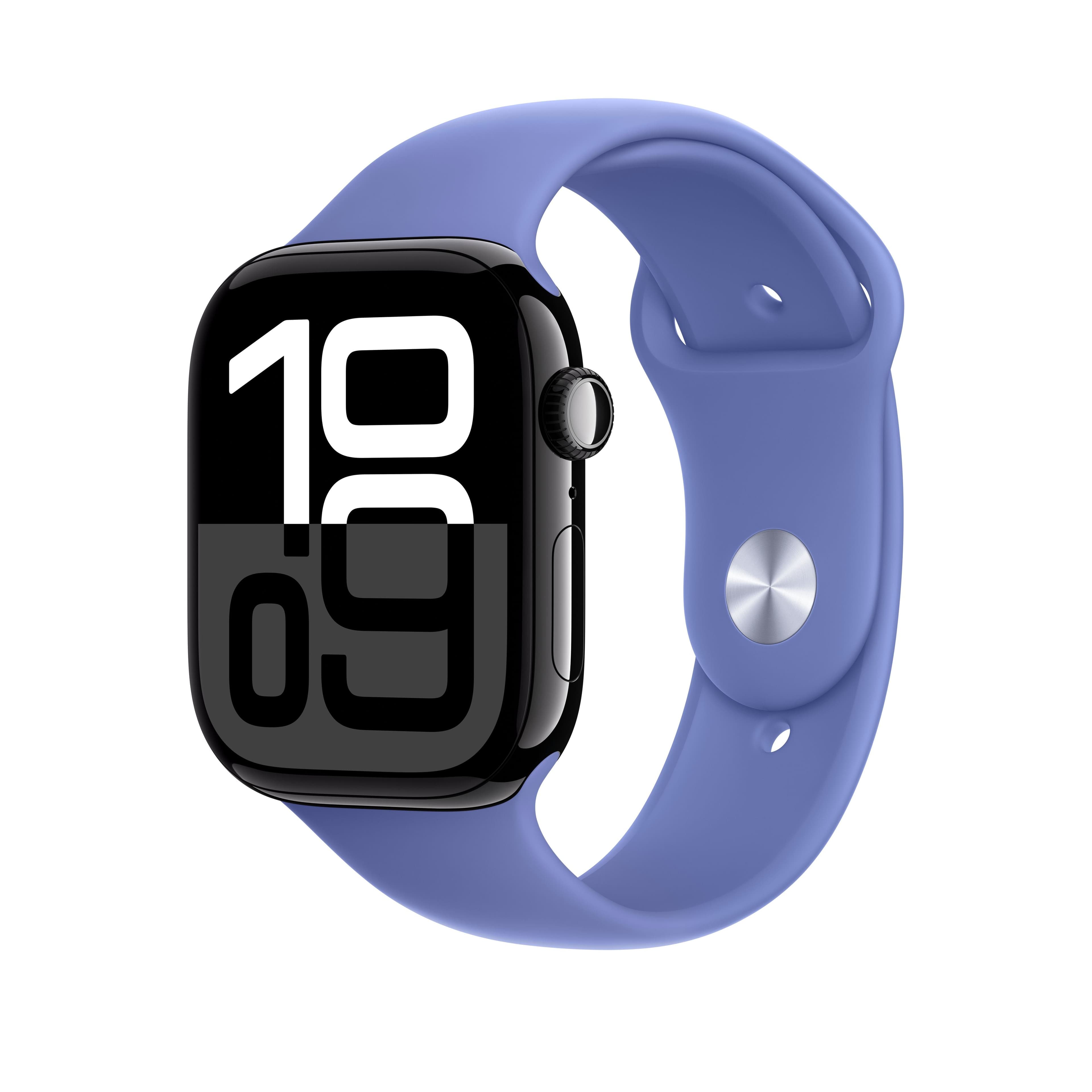 Apple 44/45/46/49 mm barvínkově fialový sportovní řemínek – M/L - náhled 2