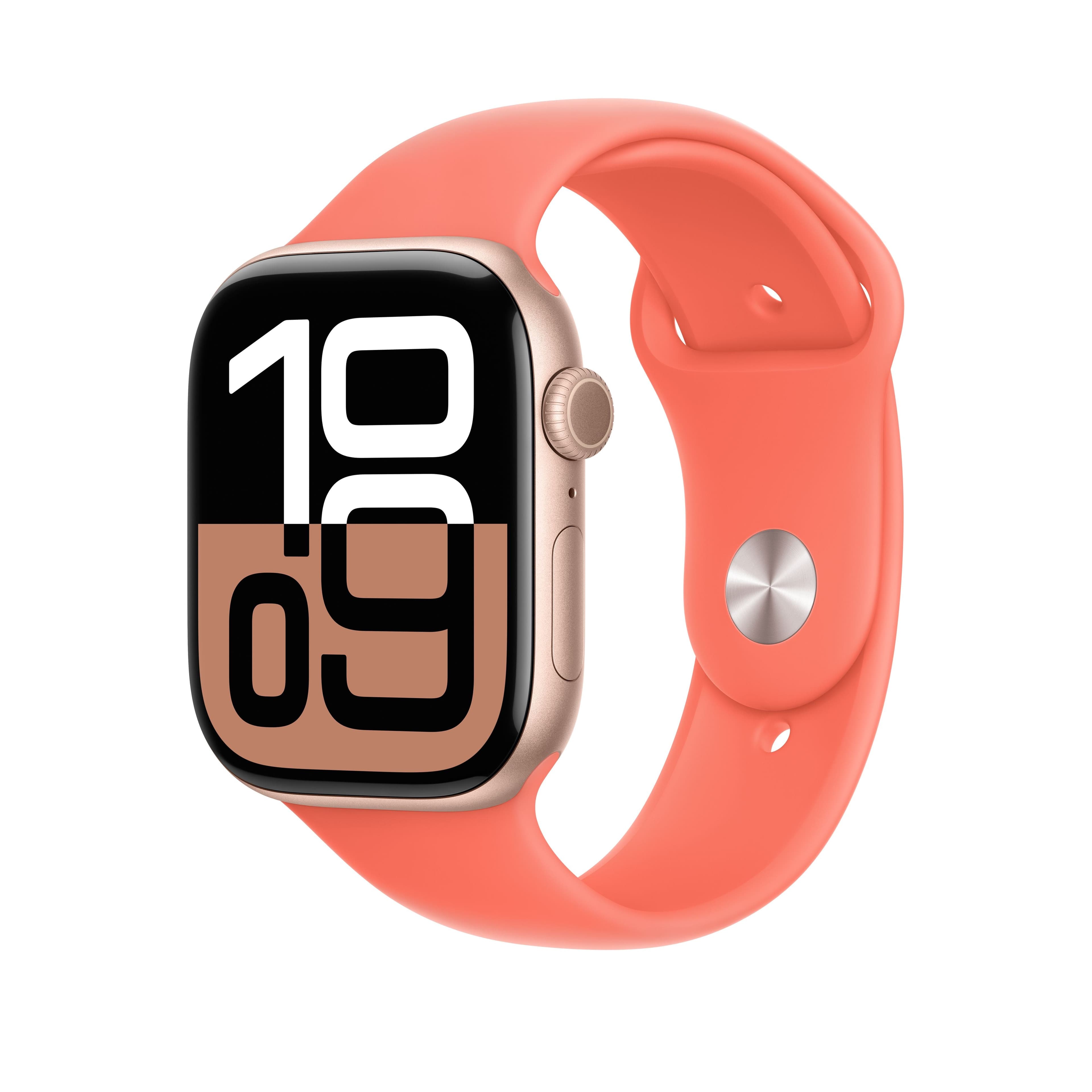 Apple 44/45/46/49 mm mandarinkový sportovní řemínek – M/L - náhled 2