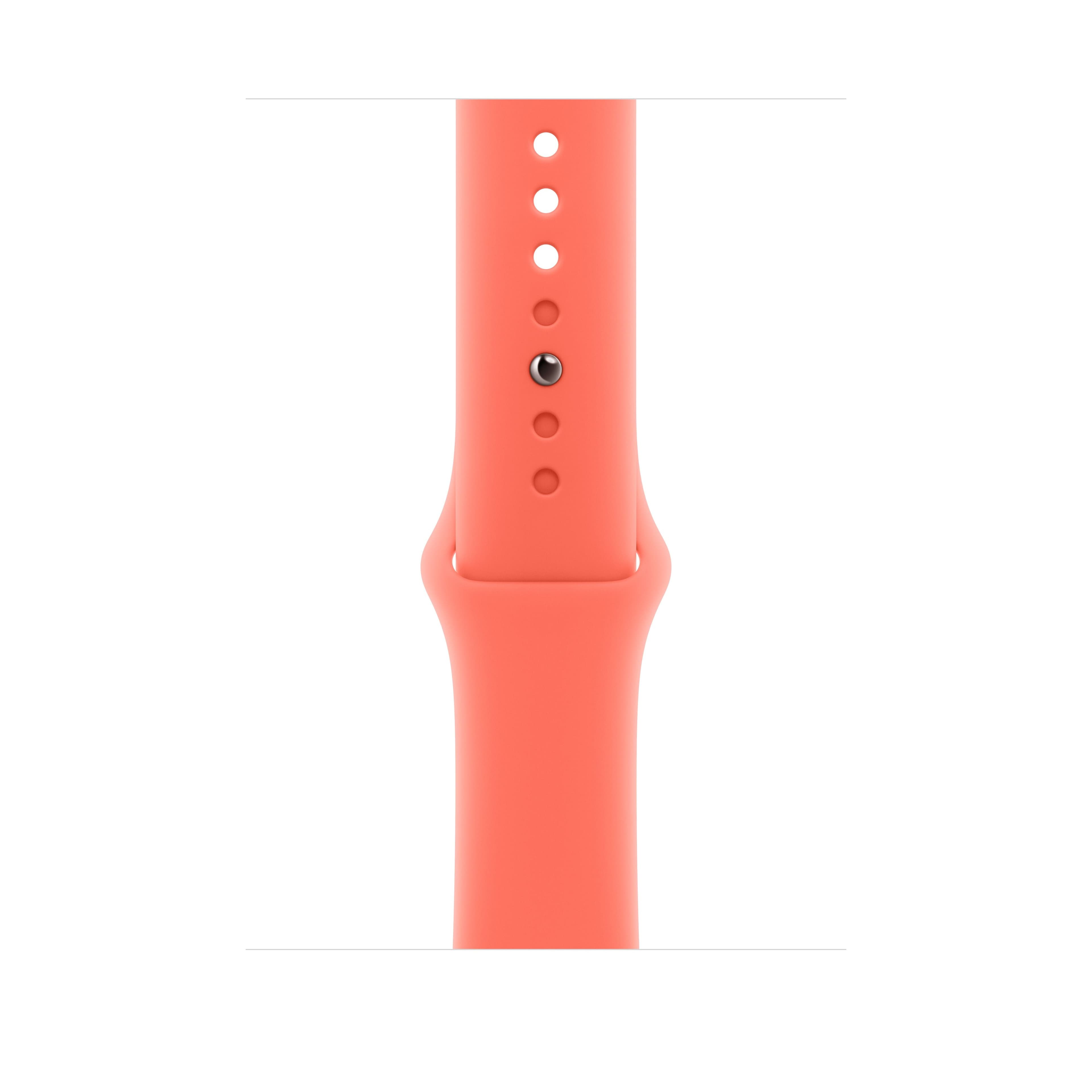 Apple 44/45/46/49 mm mandarinkový sportovní řemínek – M/L